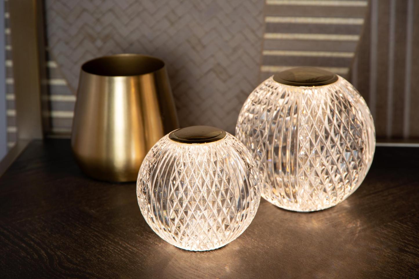 Cintra Table Lamp - Polished Gold/Frosted Glass