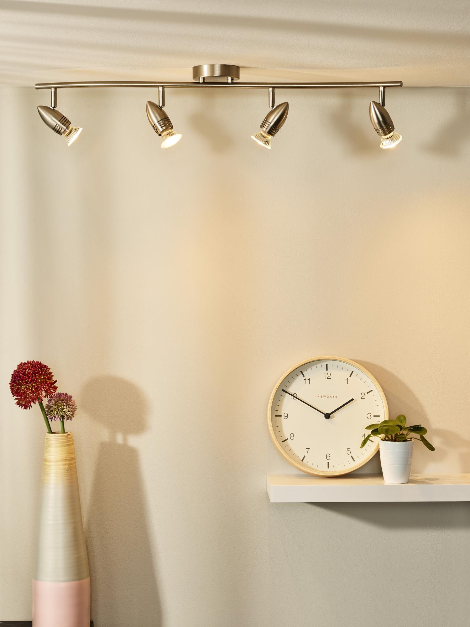 Caro Ceiling Lights - Satin Chrome