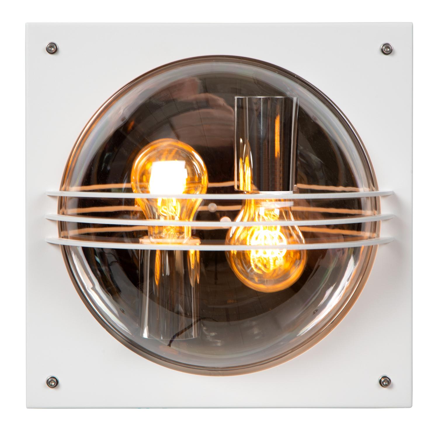 Privas Outdoor Lights - Matt Black/Clear Glass