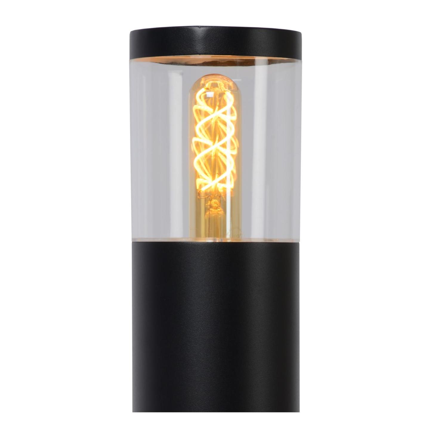 Fedor Outdoor Lights - Satin Chrome/Clear Glass