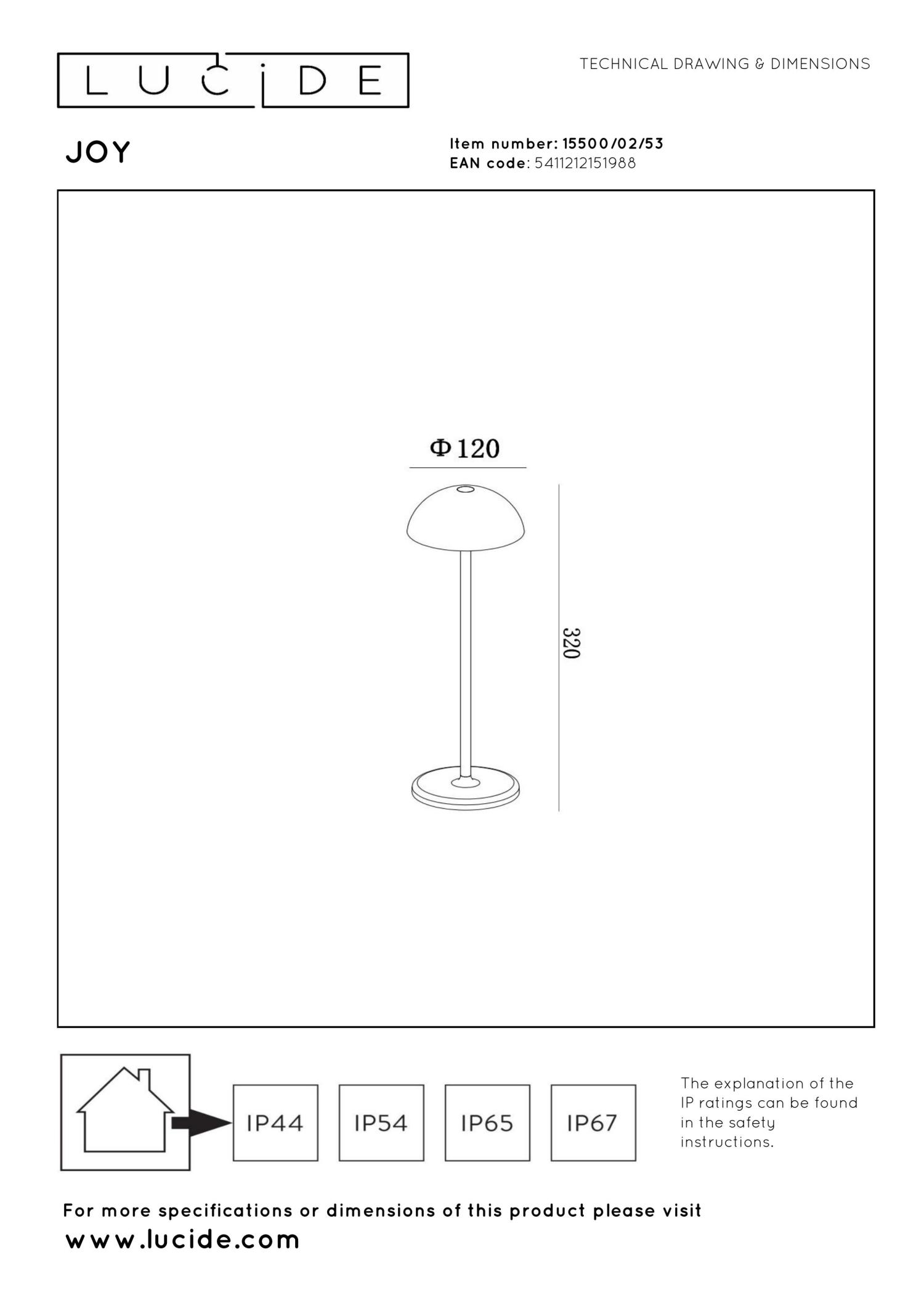 Joy Outdoor Lights - Matt Black