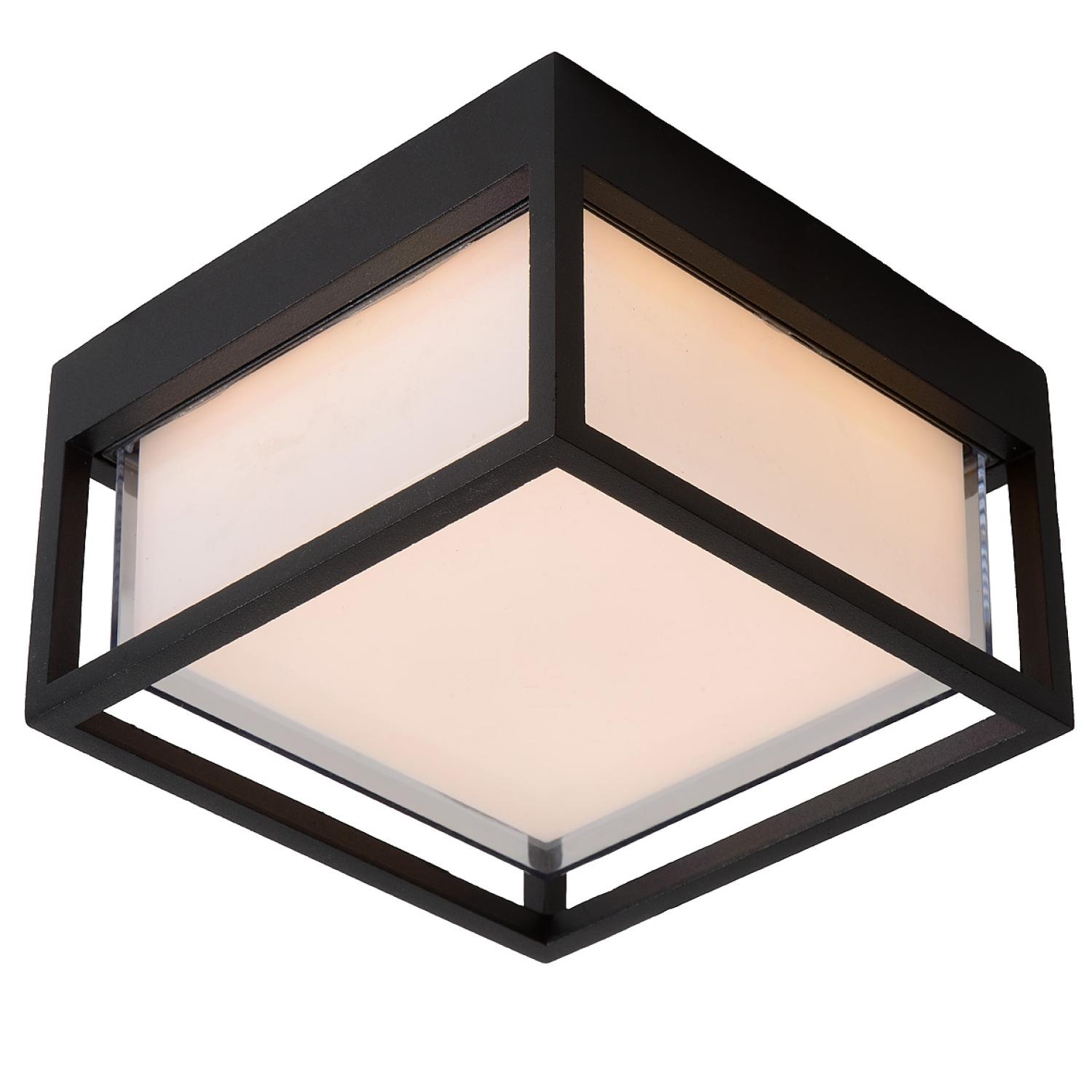 Singa Outdoor Lights - Matt Black/Opal