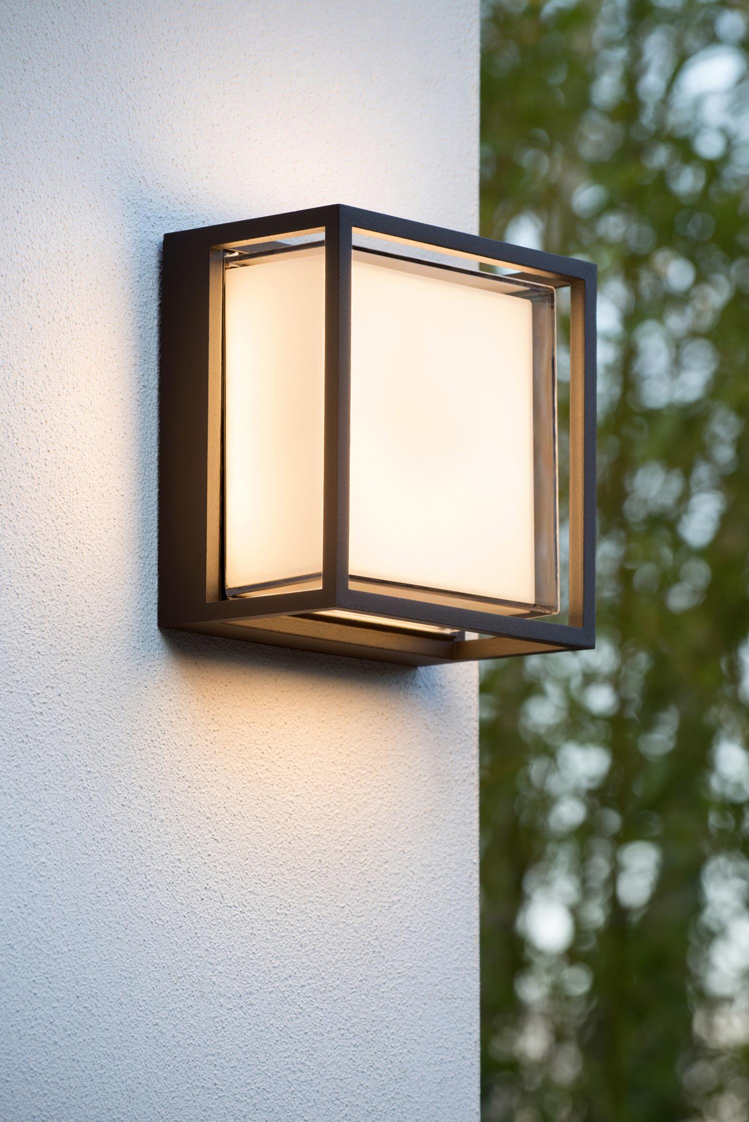 Singa Outdoor Lights - Matt Black/Opal