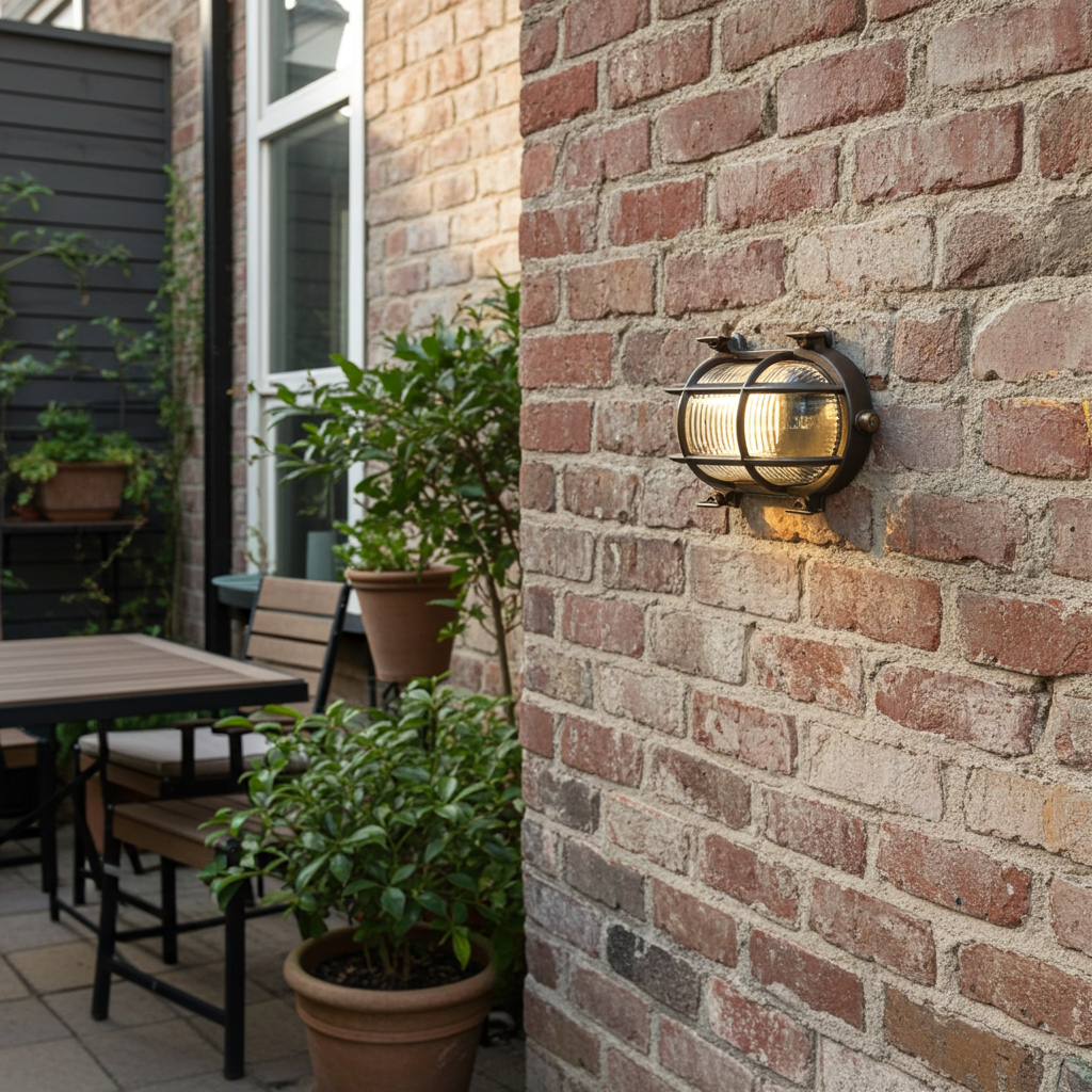 Ceyra Outdoor Wall Light With Bars -210mm Width