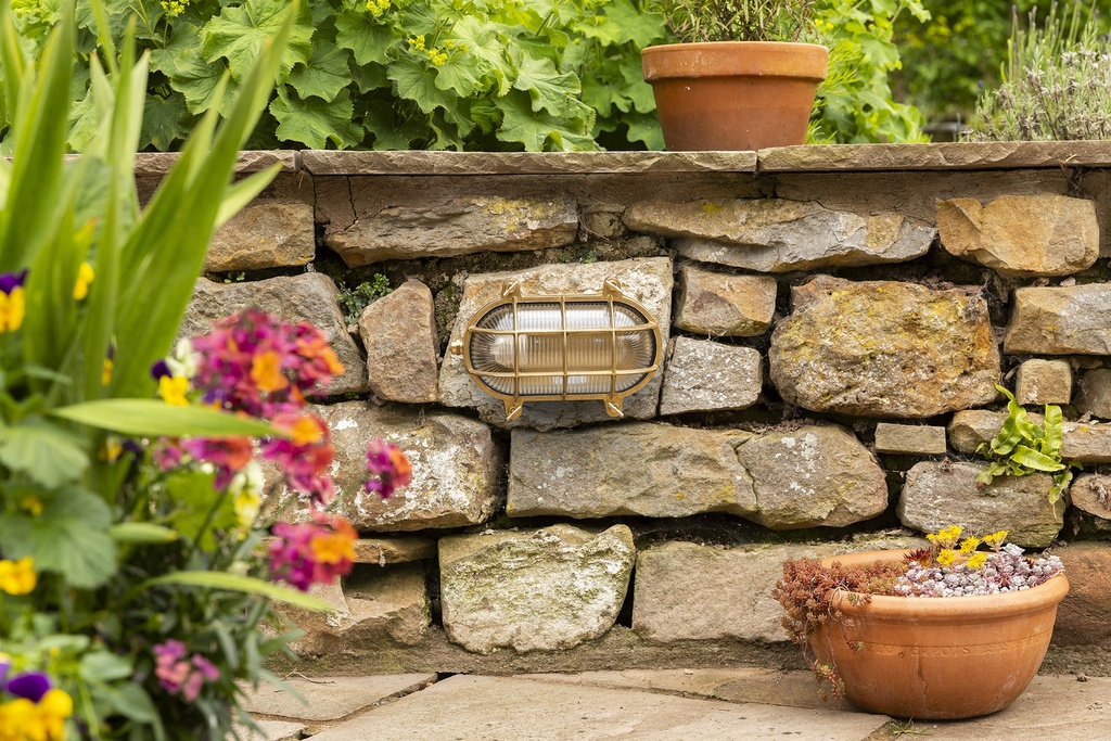 Ceyra Outdoor Wall Light With Bars -210mm Width