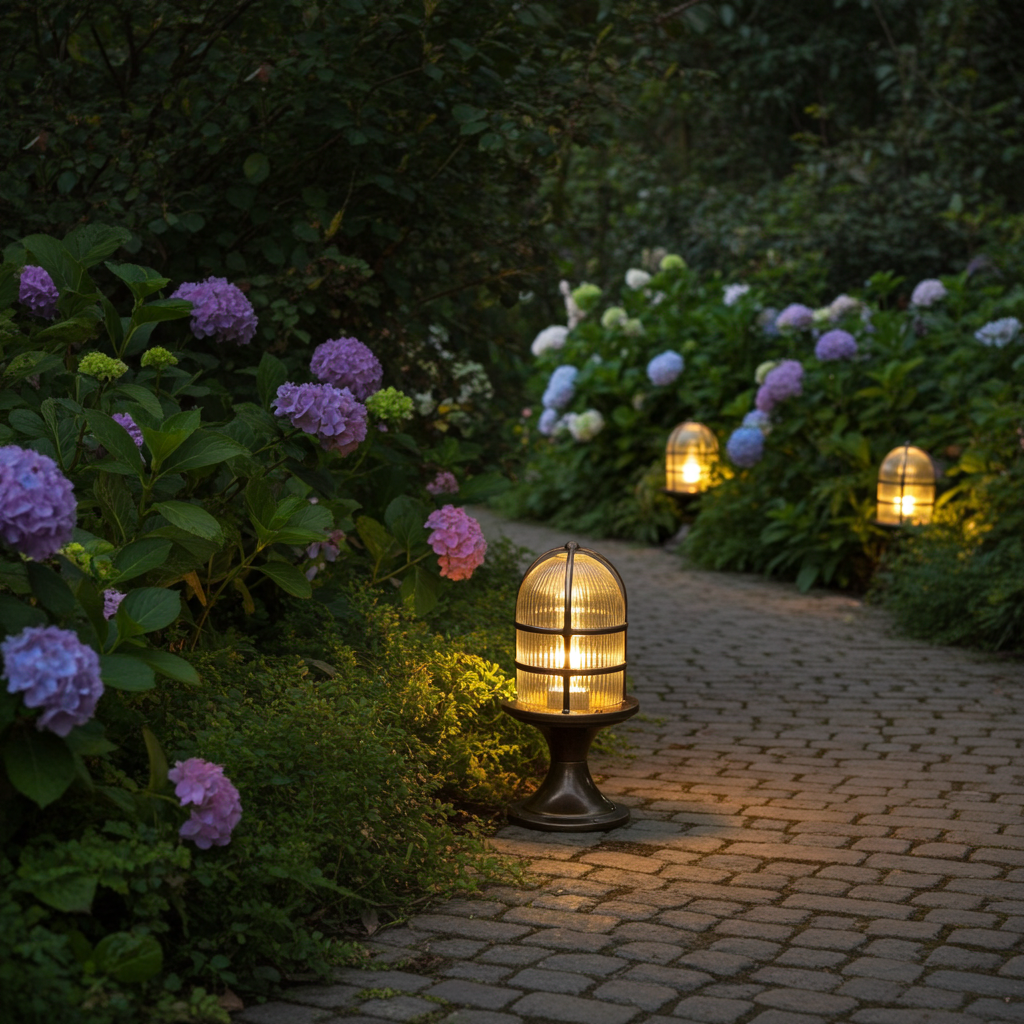 Ebro Outdoor Pedestal Light - 300mm Height