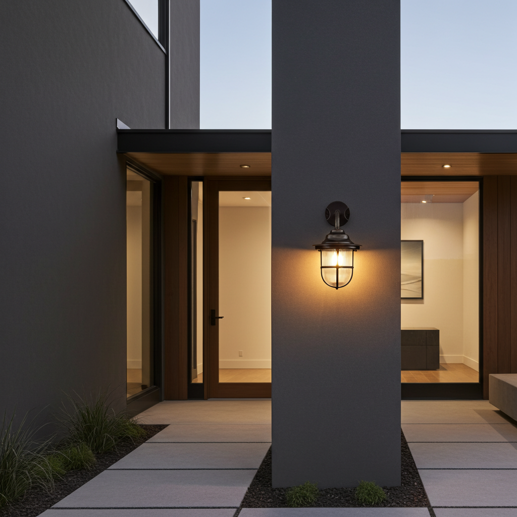 Faro Outdoor Wall Light - 300mm Height