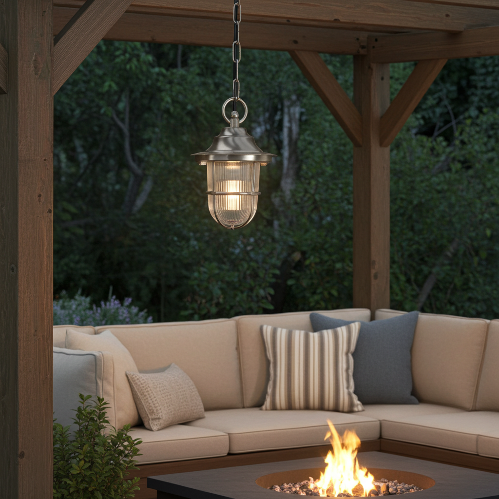 Lorient Outdoor Pendant Light - 160mm Diameter