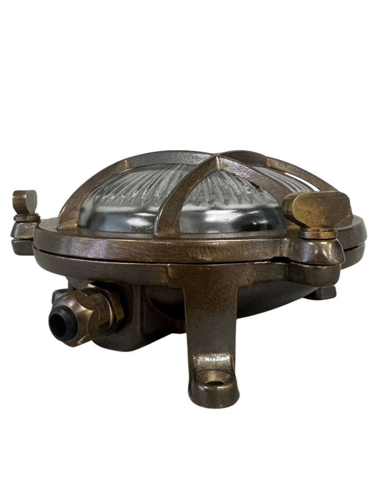 Porto Outdoor Wall Light With Bars - 140mm Diameter