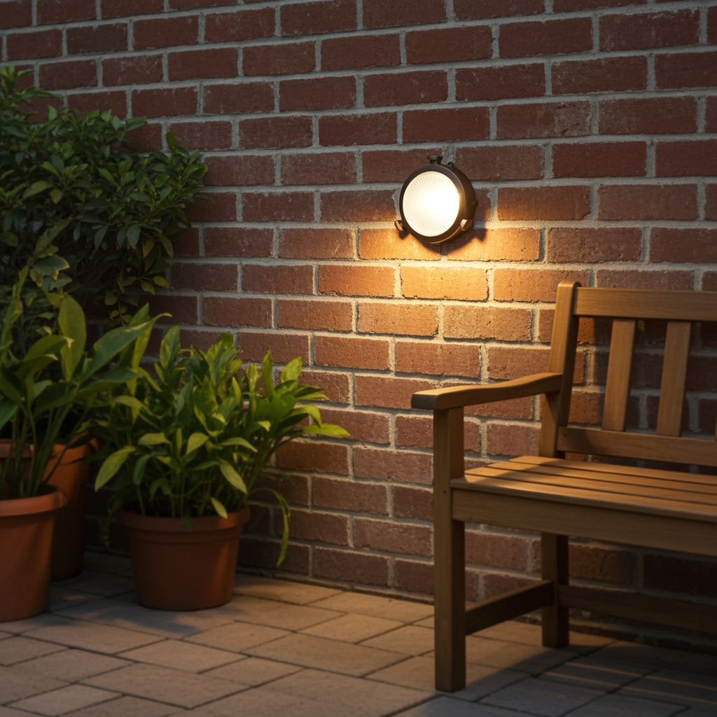 Porto Outdoor Wall Light - 140mm Diameter