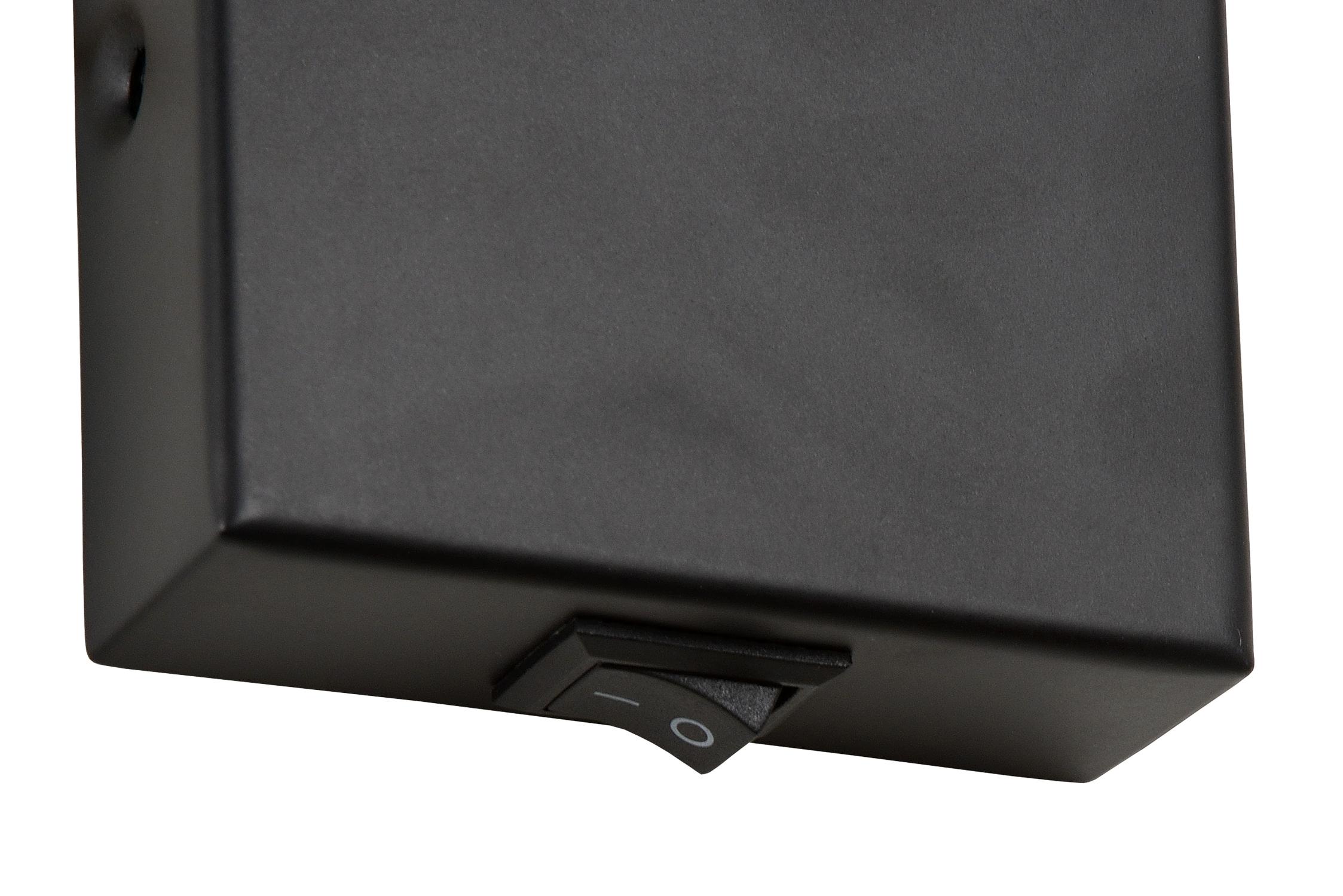 Buddy Wall Lights - Matt Black/Clear Glass