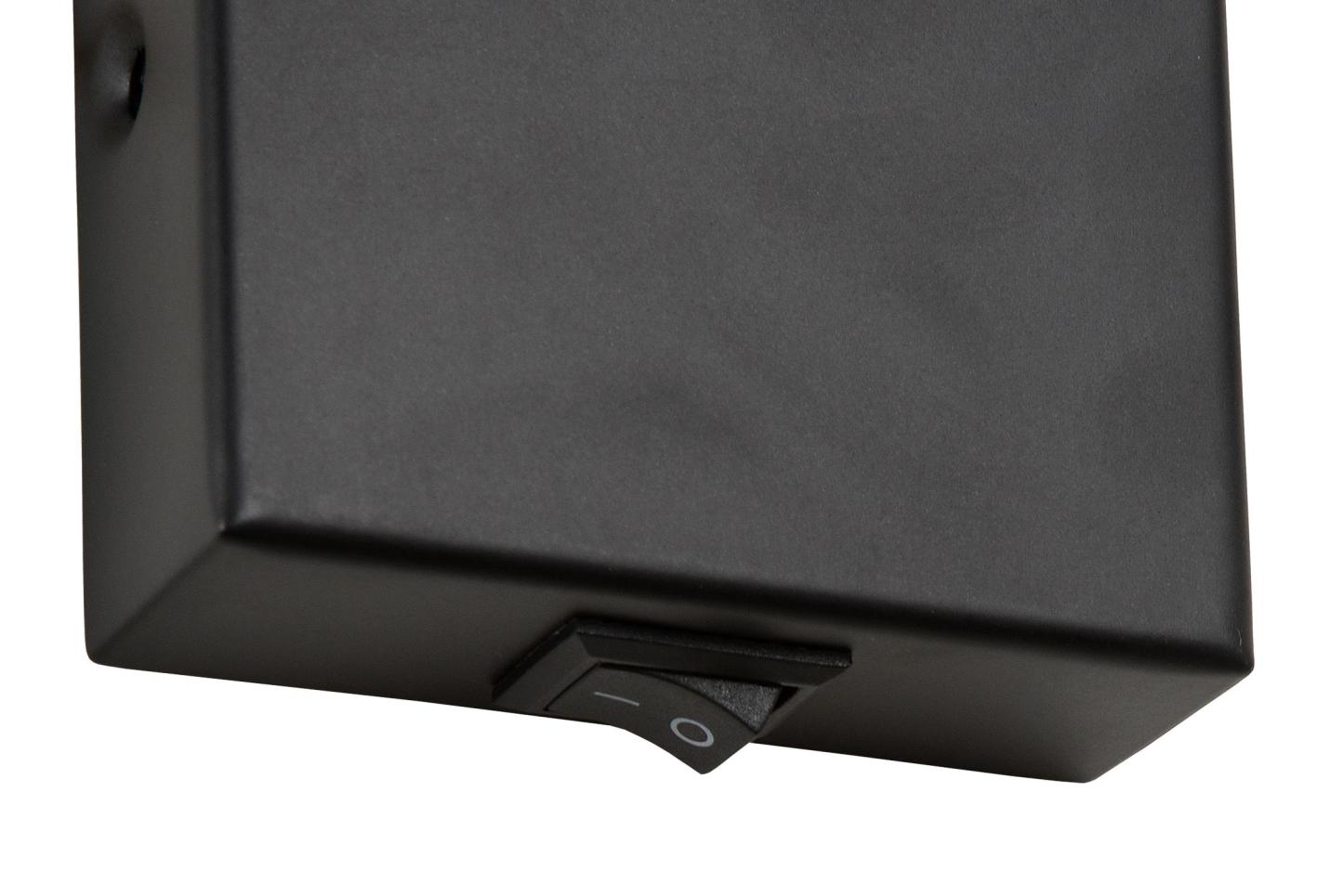 Buddy Wall Lights - Matt Black/Clear Glass