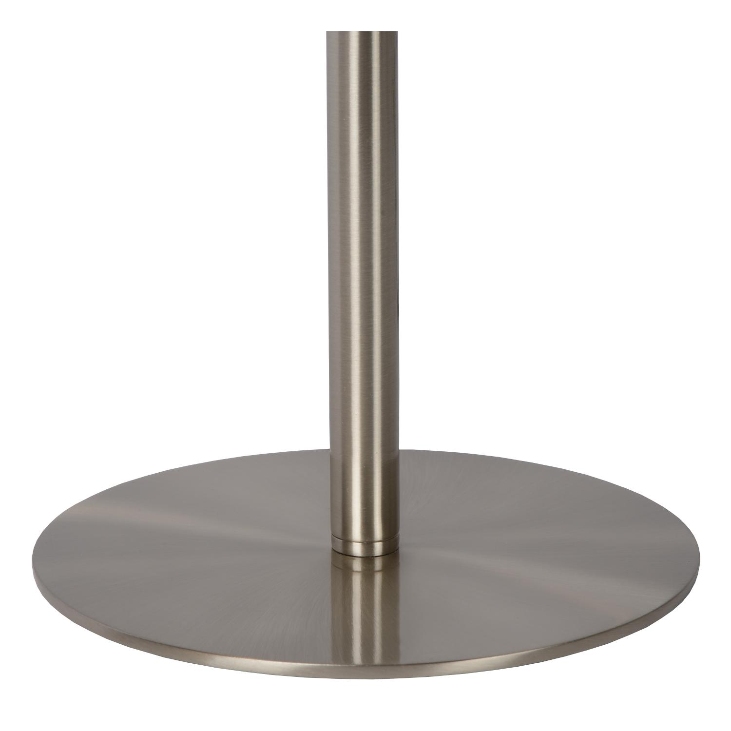 Anselmo Table Lamp - Satin Chrome/Opal