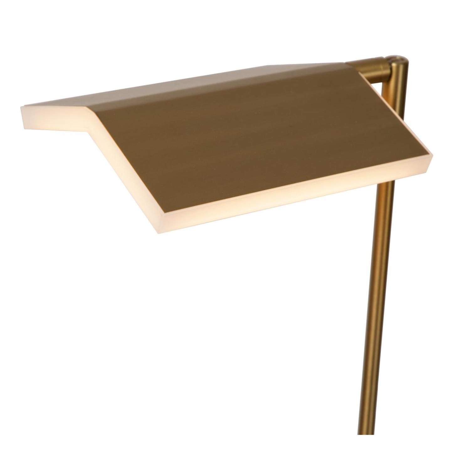 Aaron Floor Lamp - Matt Gold/Opal