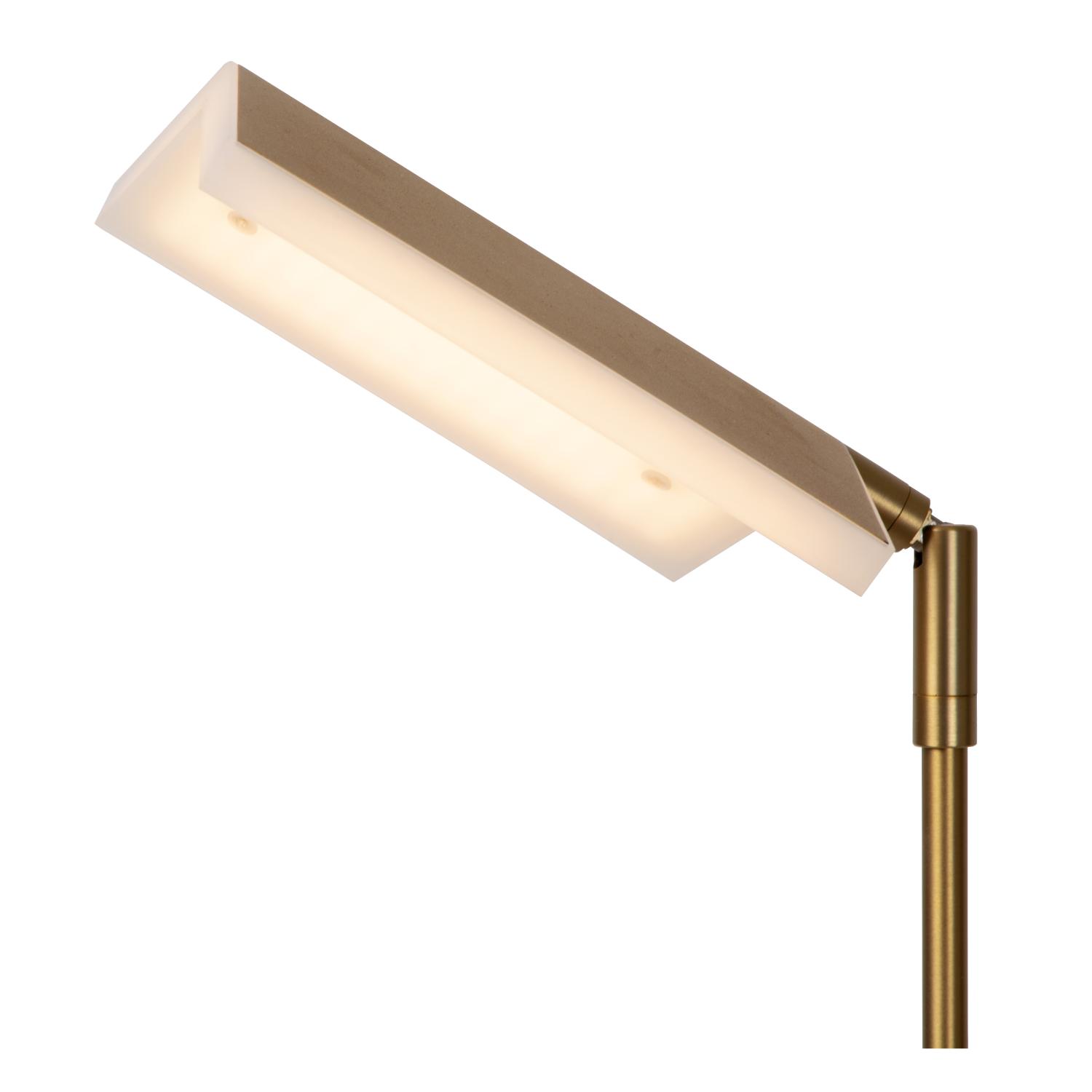Aaron Floor Lamp - Matt Gold/Opal