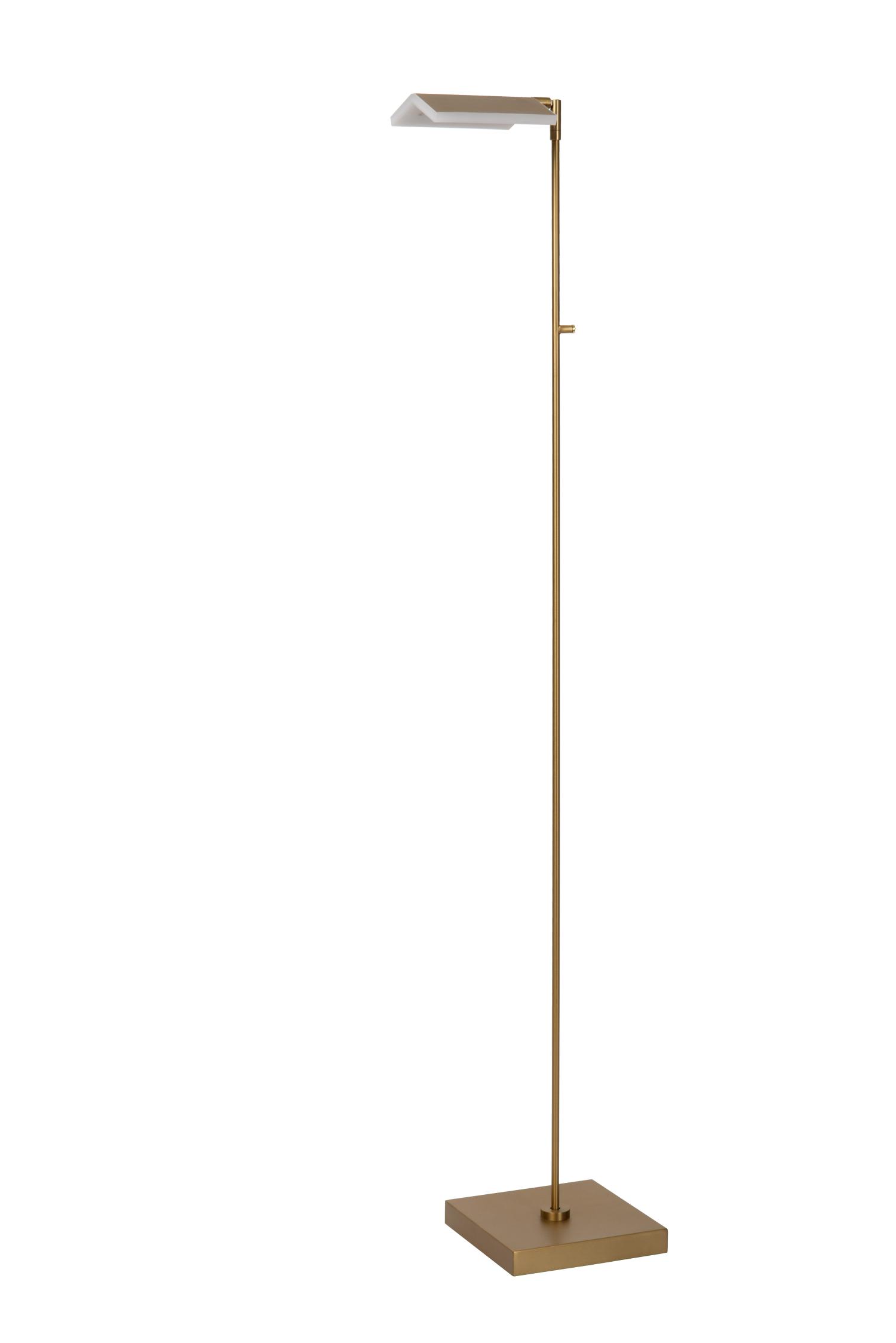 Aaron Floor Lamp - Matt Gold/Opal