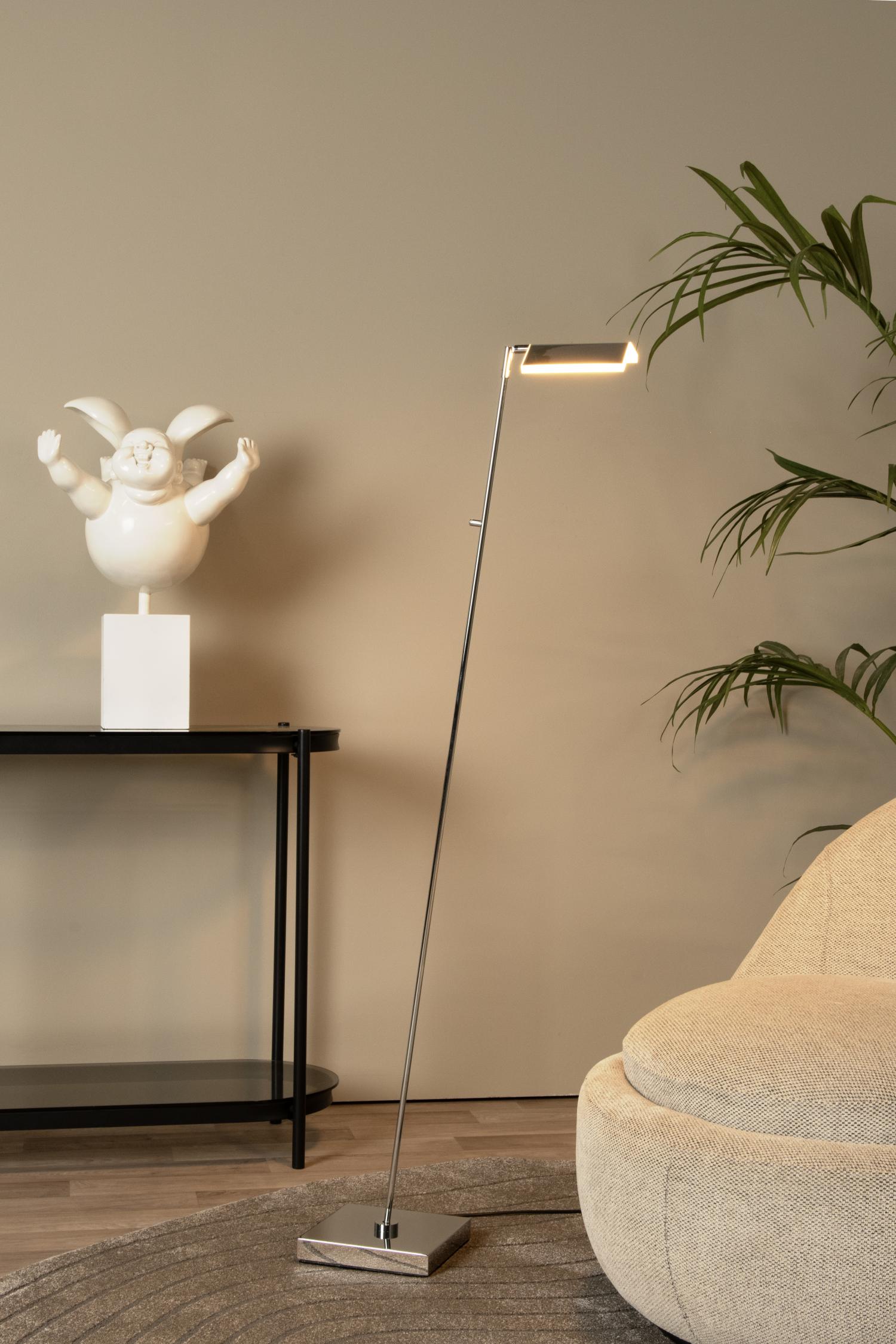 Aaron Floor Lamp - Matt Gold/Opal