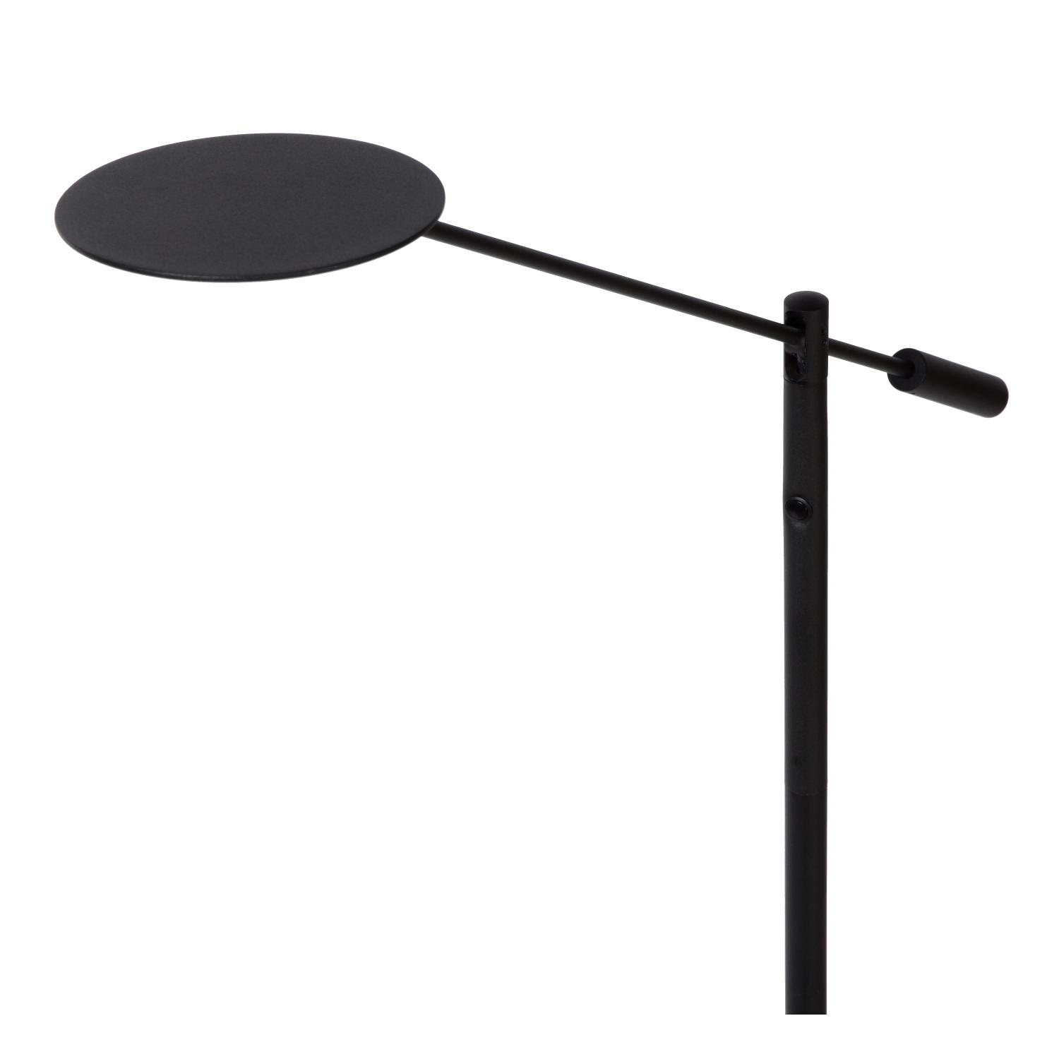 Anselmo Floor Lamp - Satin Chrome/Opal