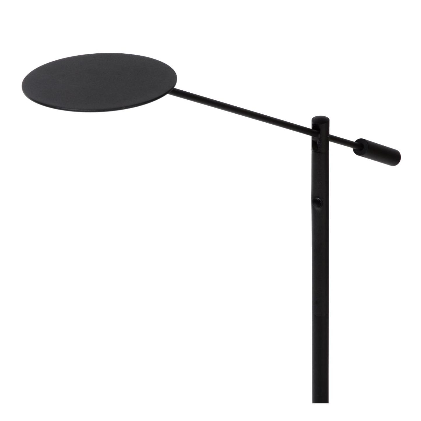 Anselmo Floor Lamp - Satin Chrome/Opal