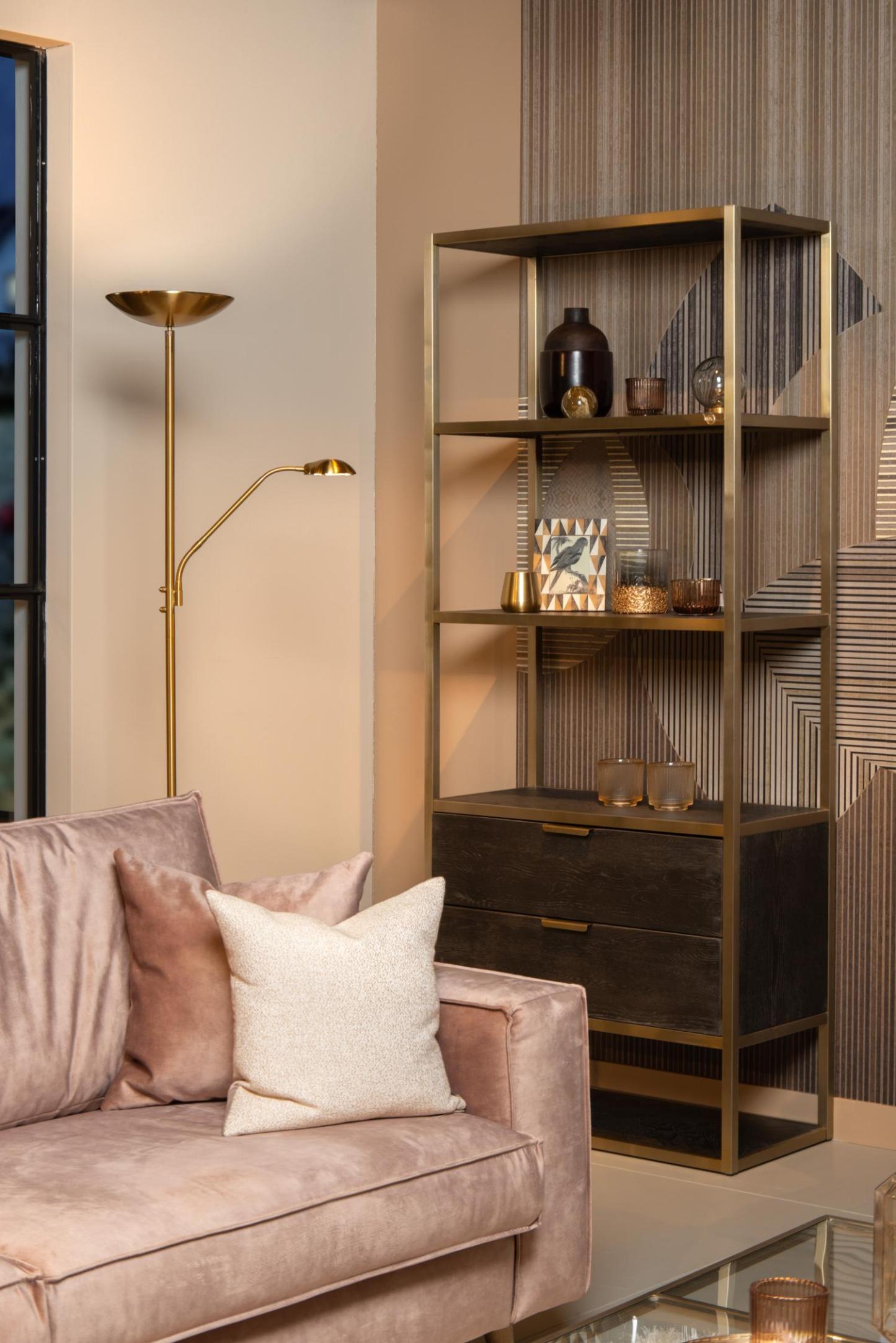 Zenith Floor Lamp - Matt Gold