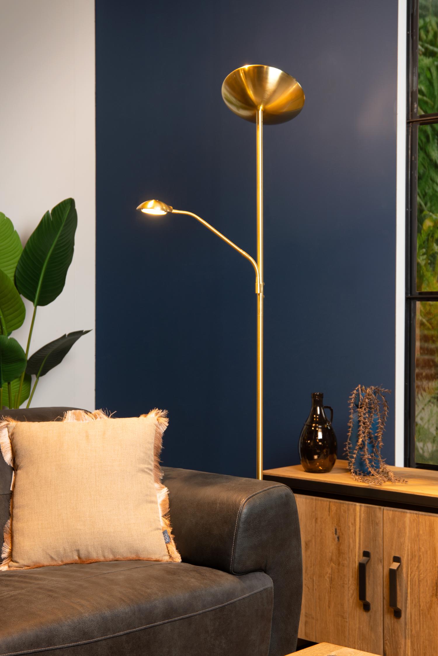 Zenith Floor Lamp - Matt Gold