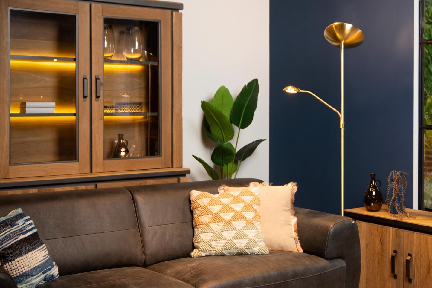 Zenith Floor Lamp - Matt Gold