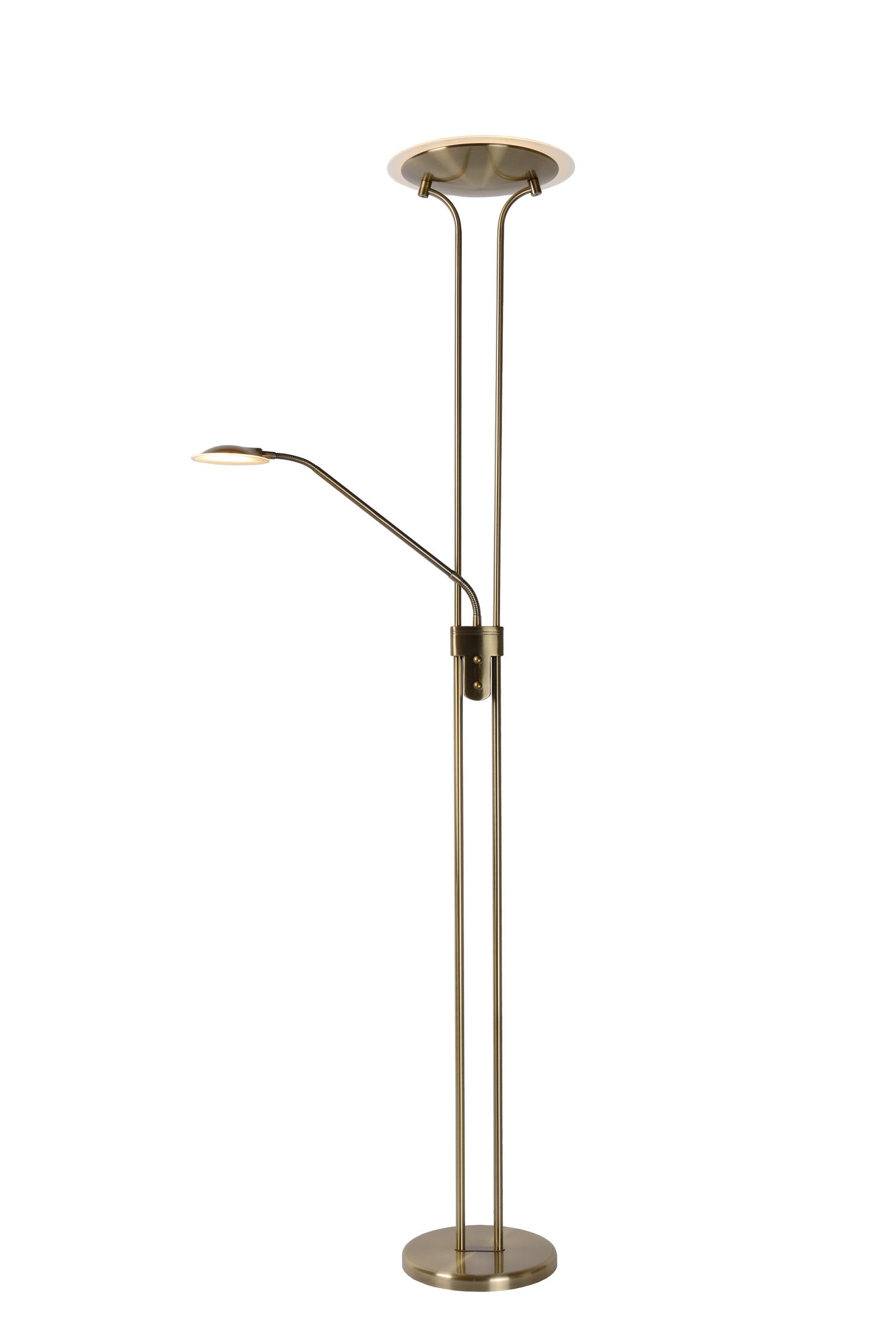 Champion Floor Lamp - Antique Bronze/Opal