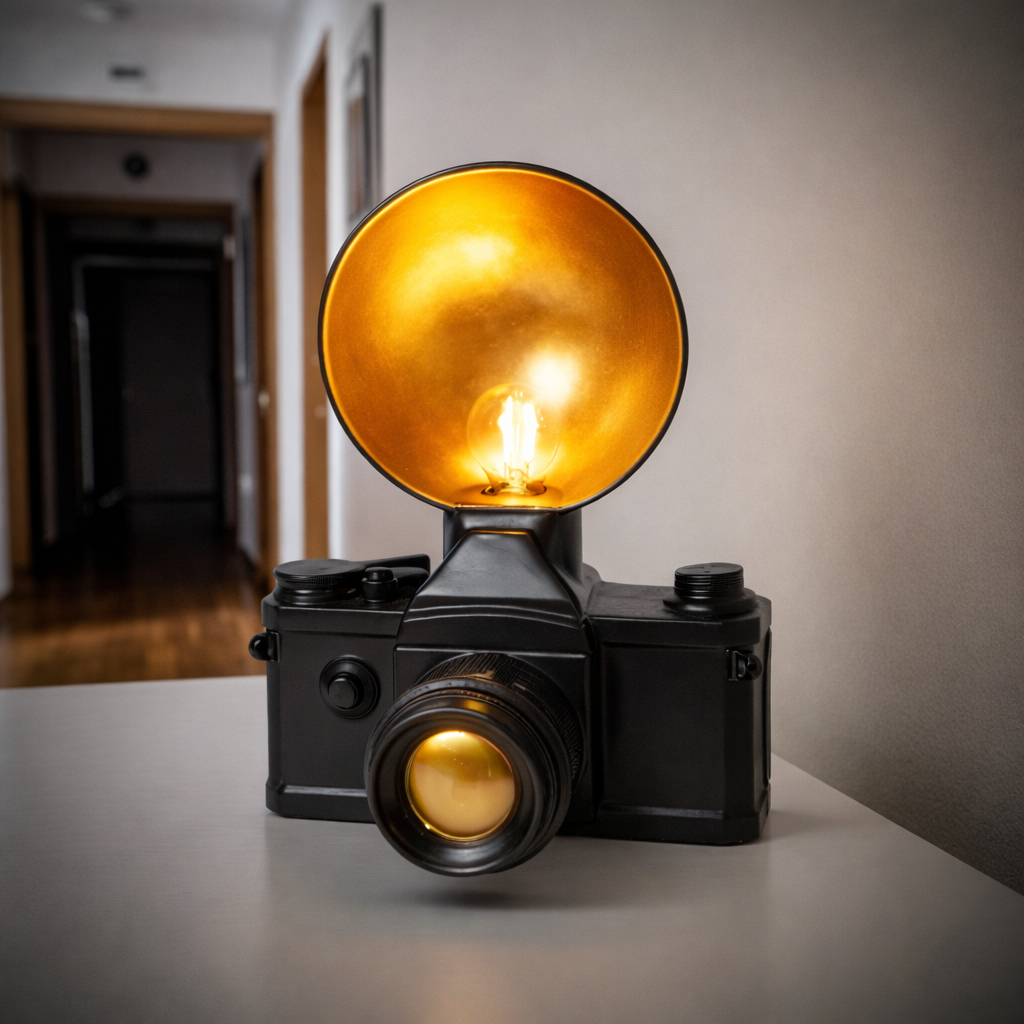Camera Table Lamp