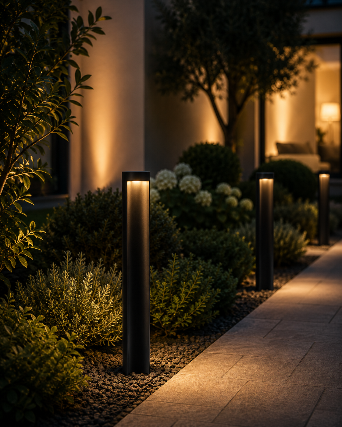Combo Outdoor Bollard Light - 650mm