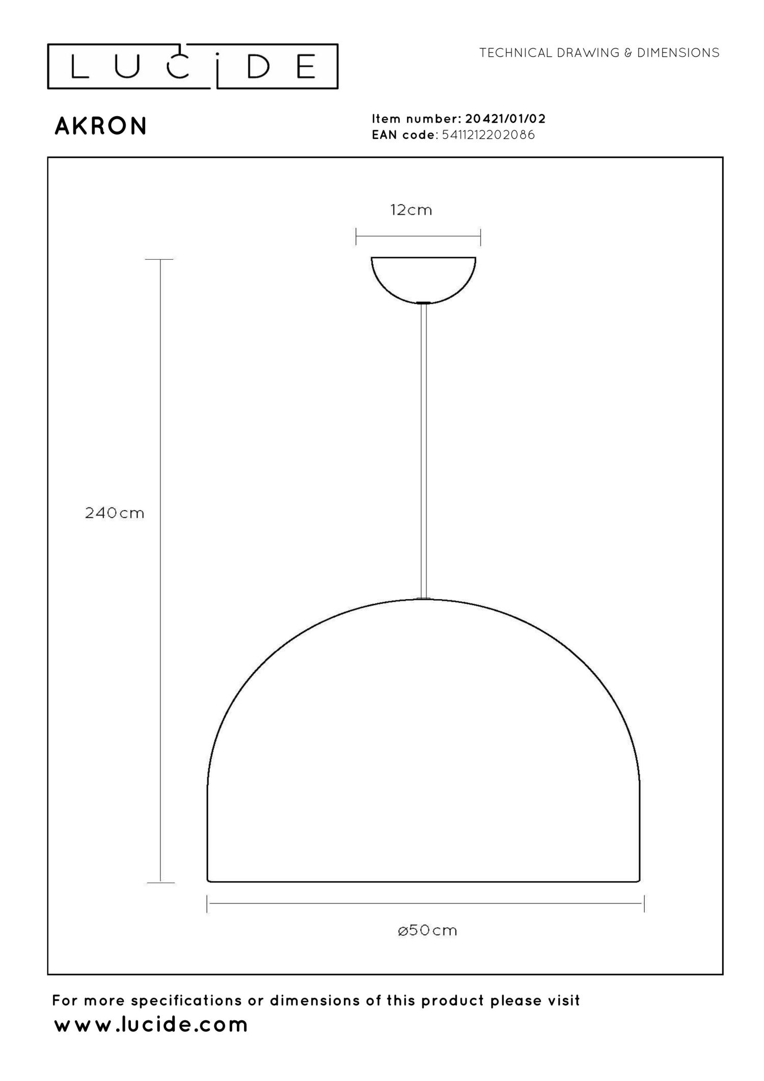 Akron Ceiling Lights - Brushed Gold