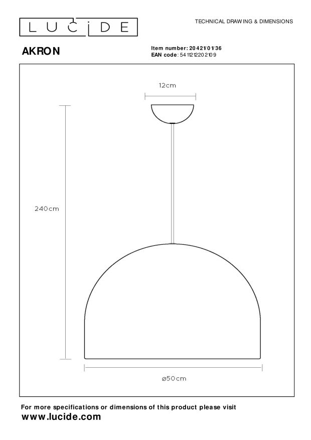 Akron Ceiling Lights - Brushed Gold