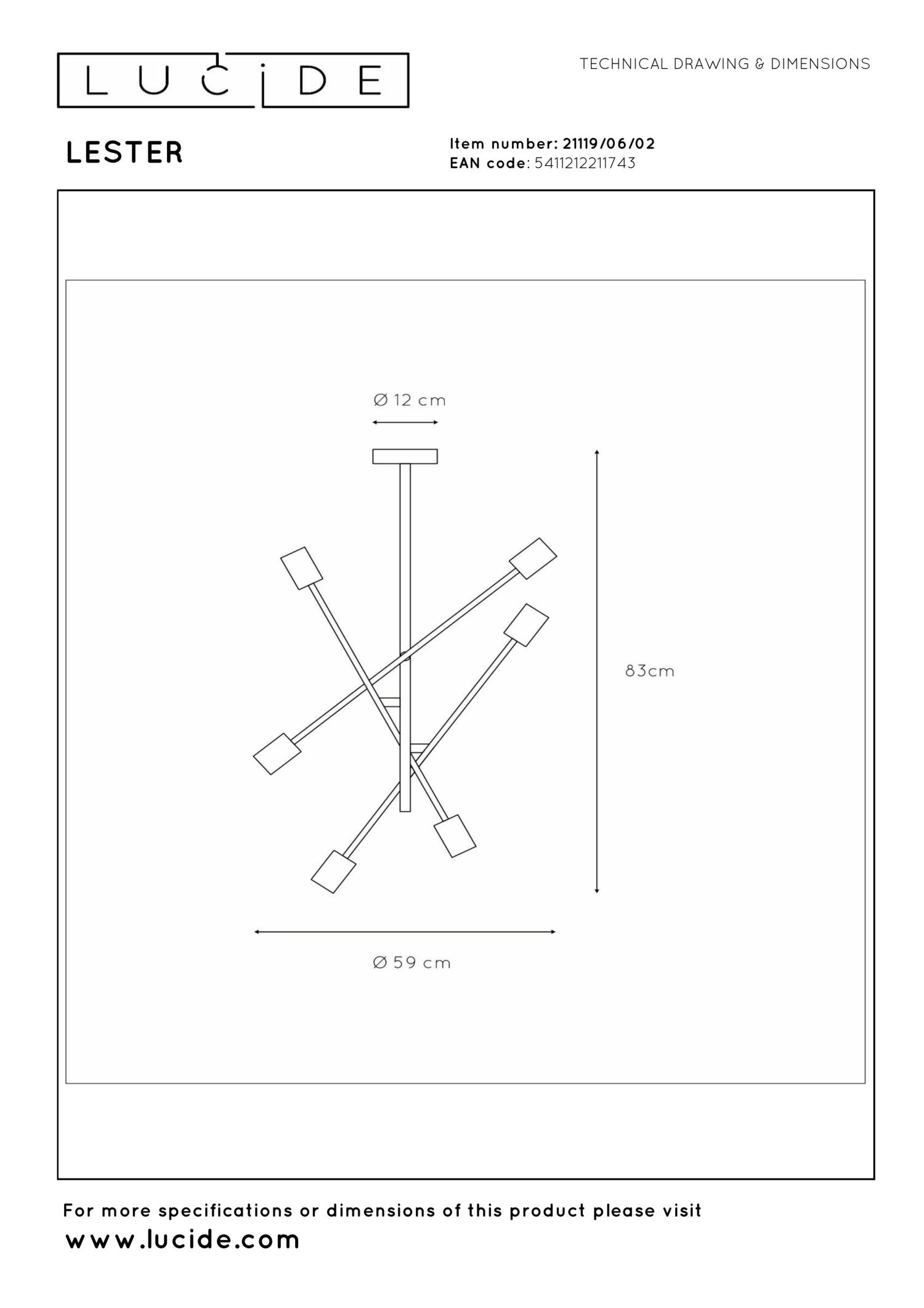 Lester Ceiling Lights - Matt Gold