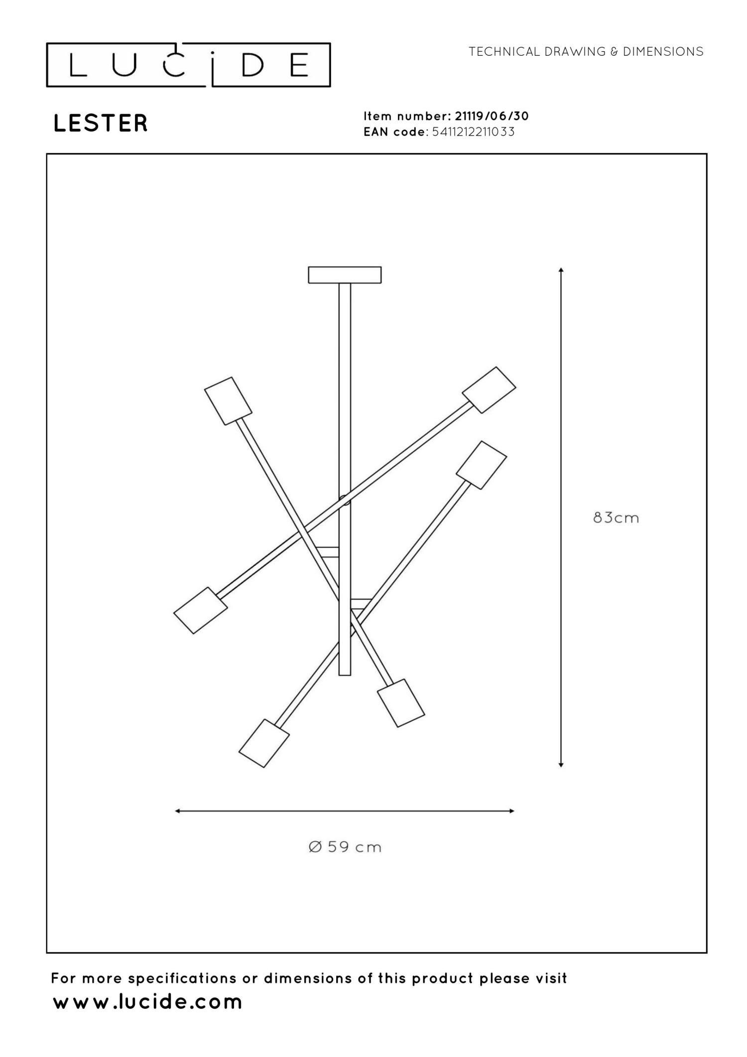 Lester Ceiling Lights - Matt Gold