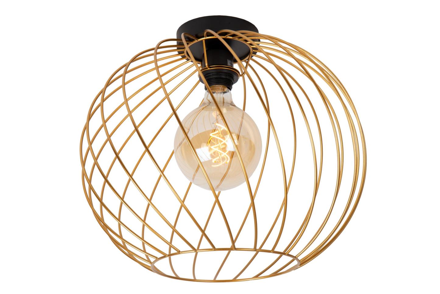 Danza Ceiling Lights - Matt Black/Polished Gold