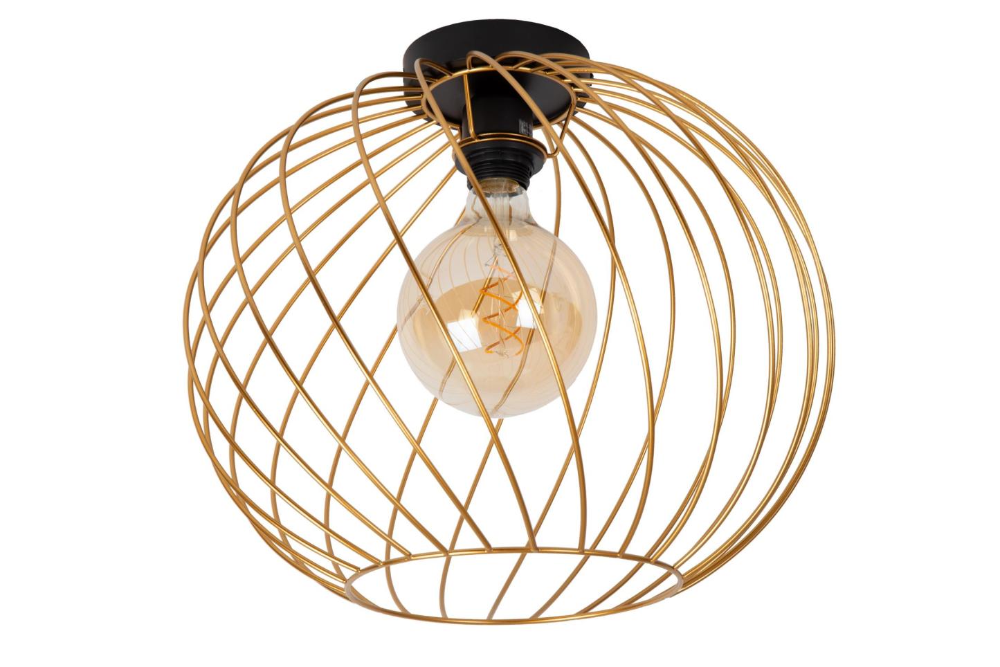 Danza Ceiling Lights - Matt Black/Polished Gold