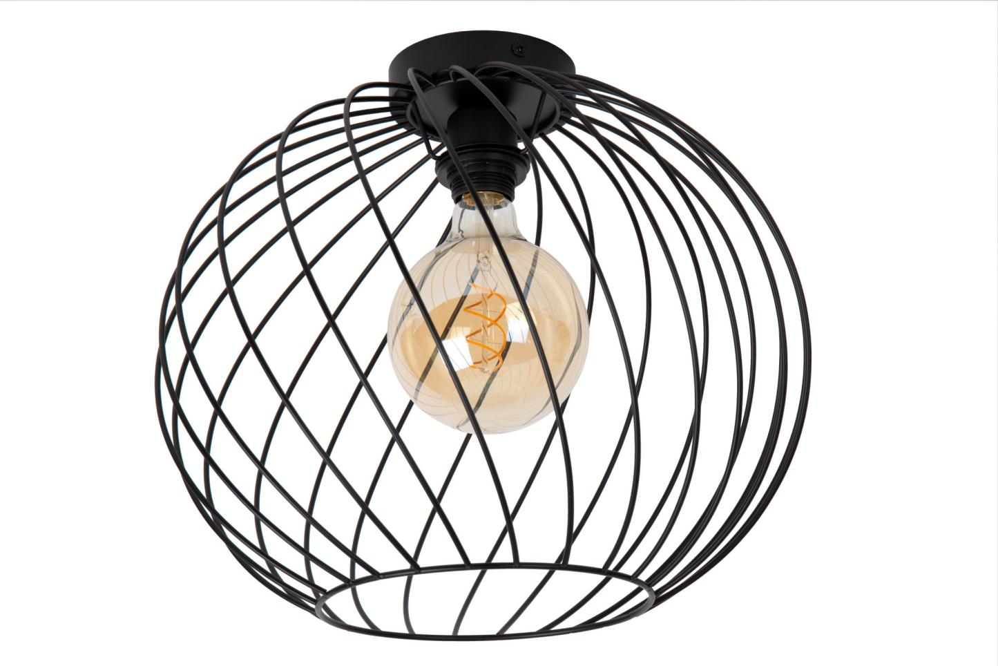 Danza Ceiling Lights - Matt Black/Polished Gold