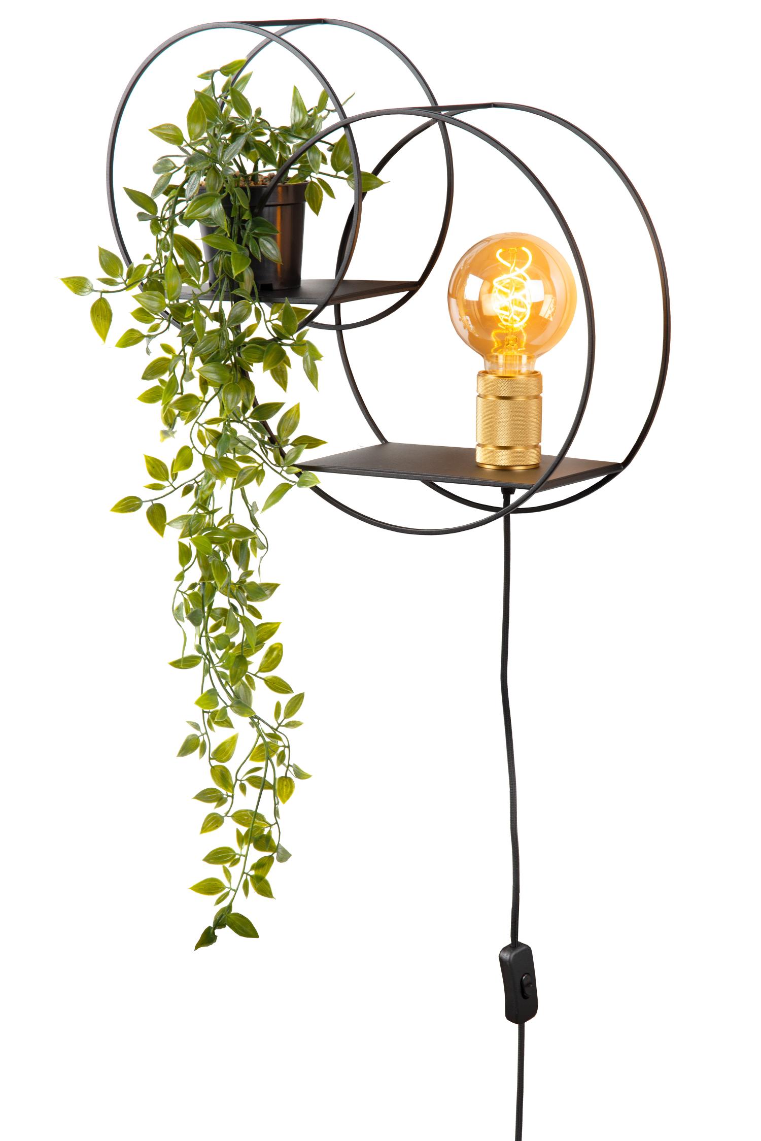 Circle Wall Lights - Matt Black