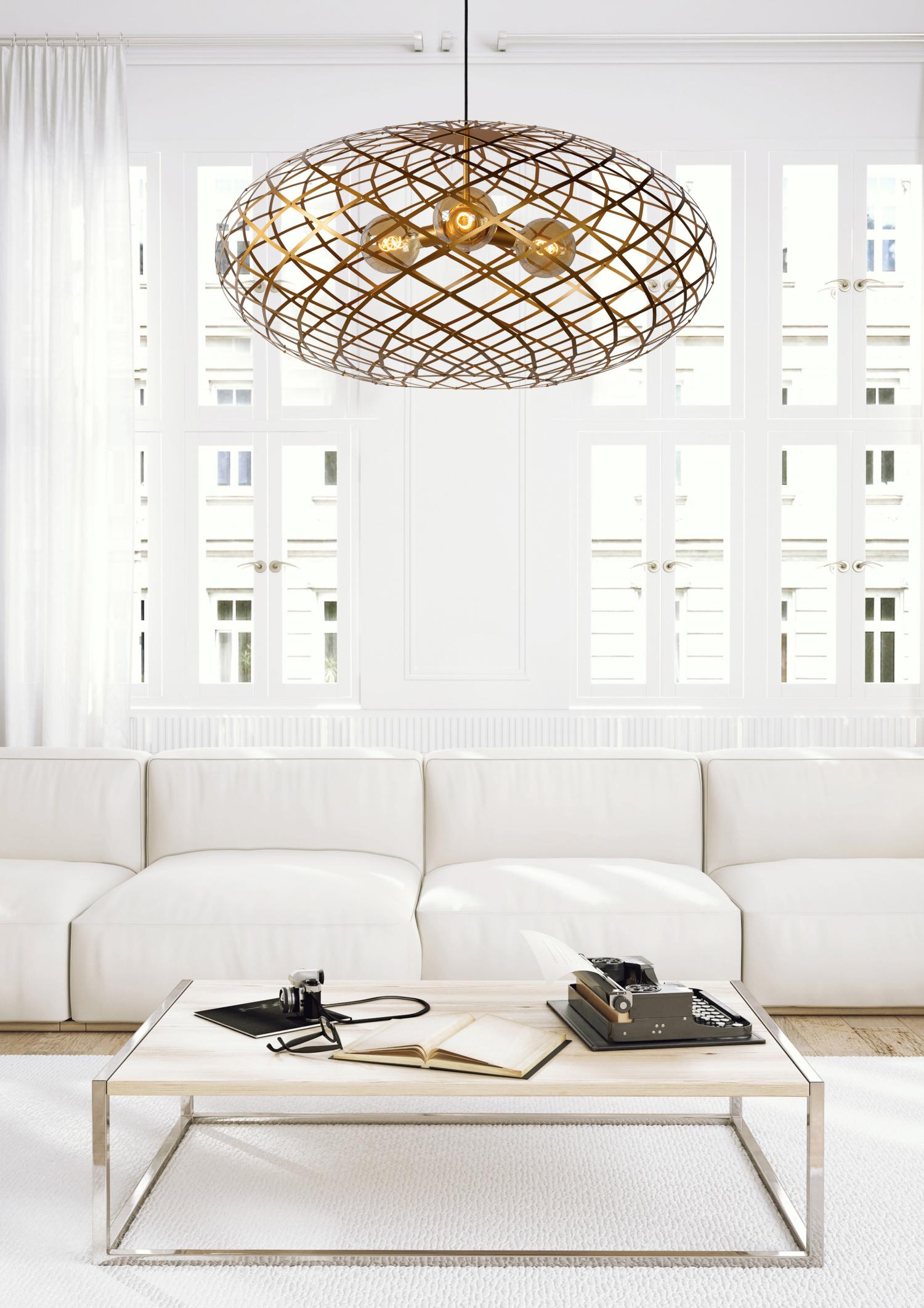 Wolfram Ceiling Lights - Matt Gold