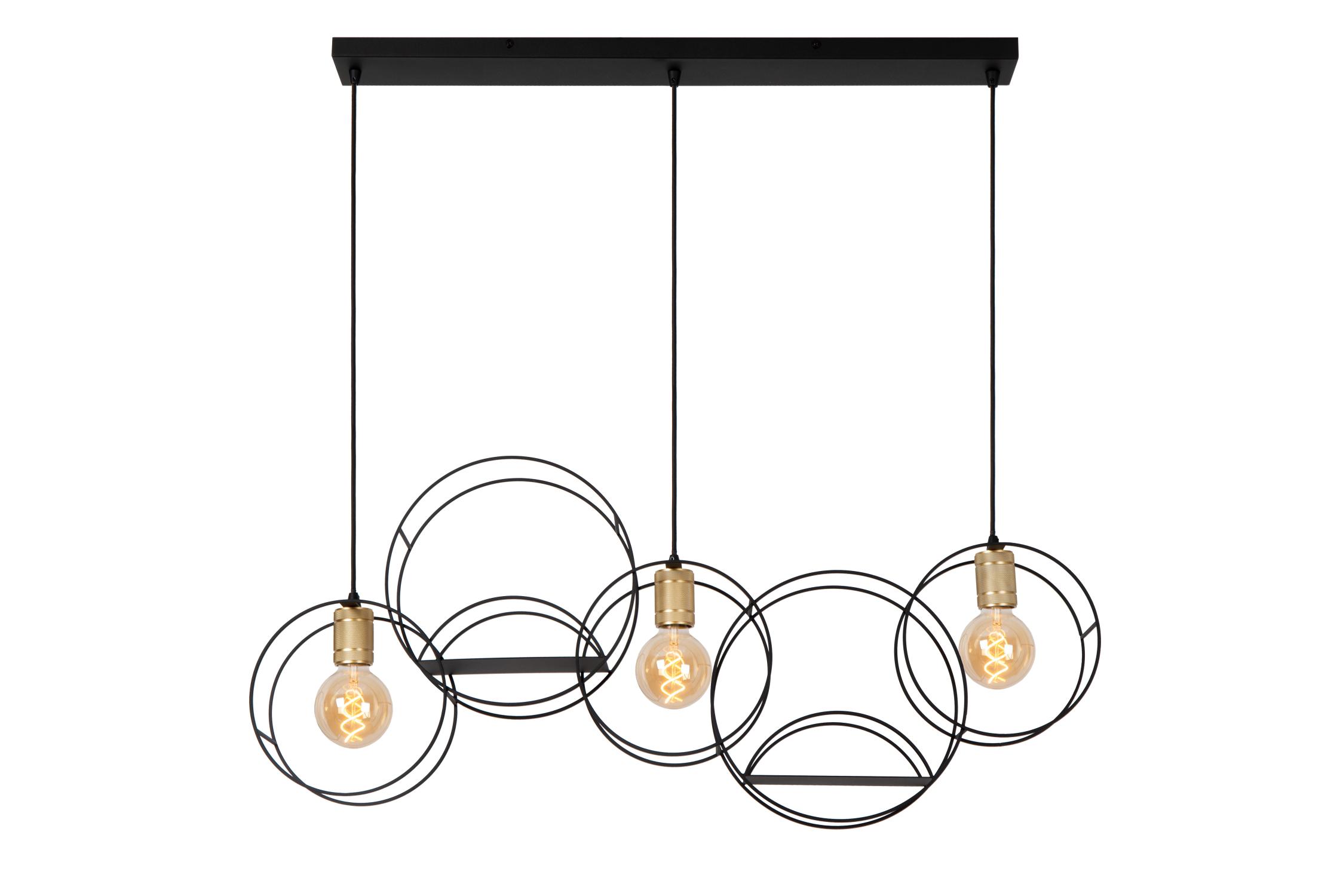 Circle Ceiling Lights - Matt Black