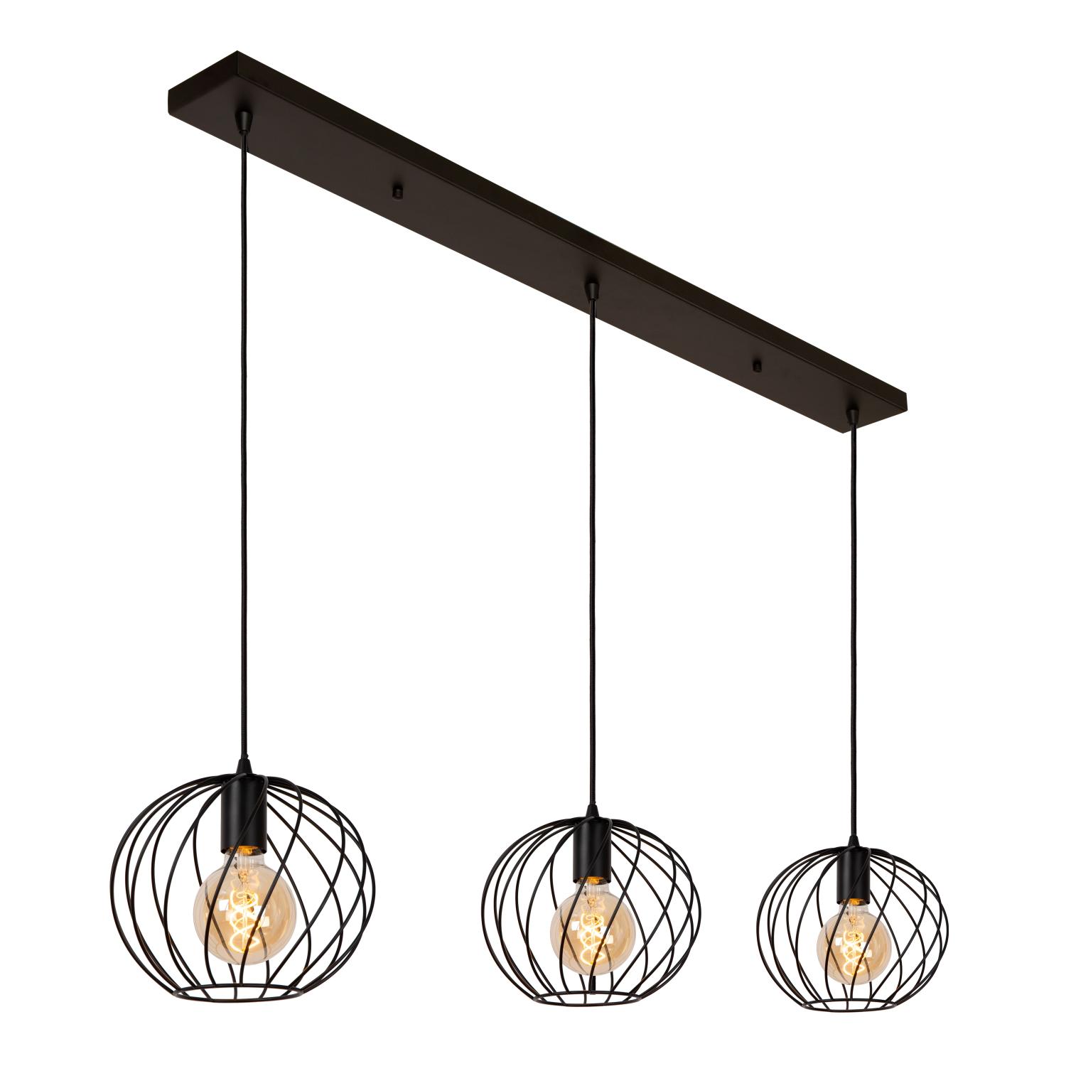 Danza Ceiling Lights - Matt Black/Polished Gold