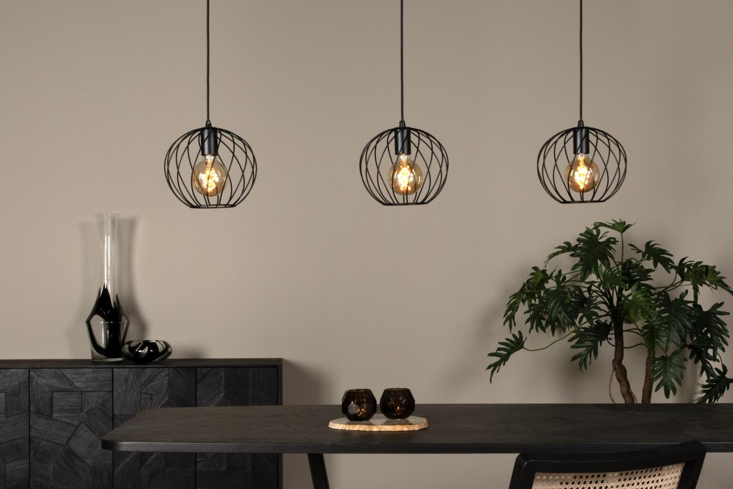 Danza Ceiling Lights - Matt Black/Polished Gold