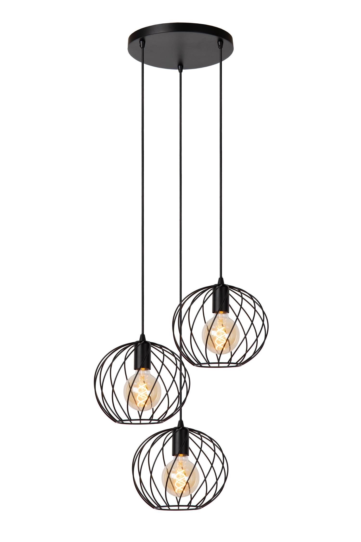 Danza Ceiling Lights - Matt Black/Polished Gold