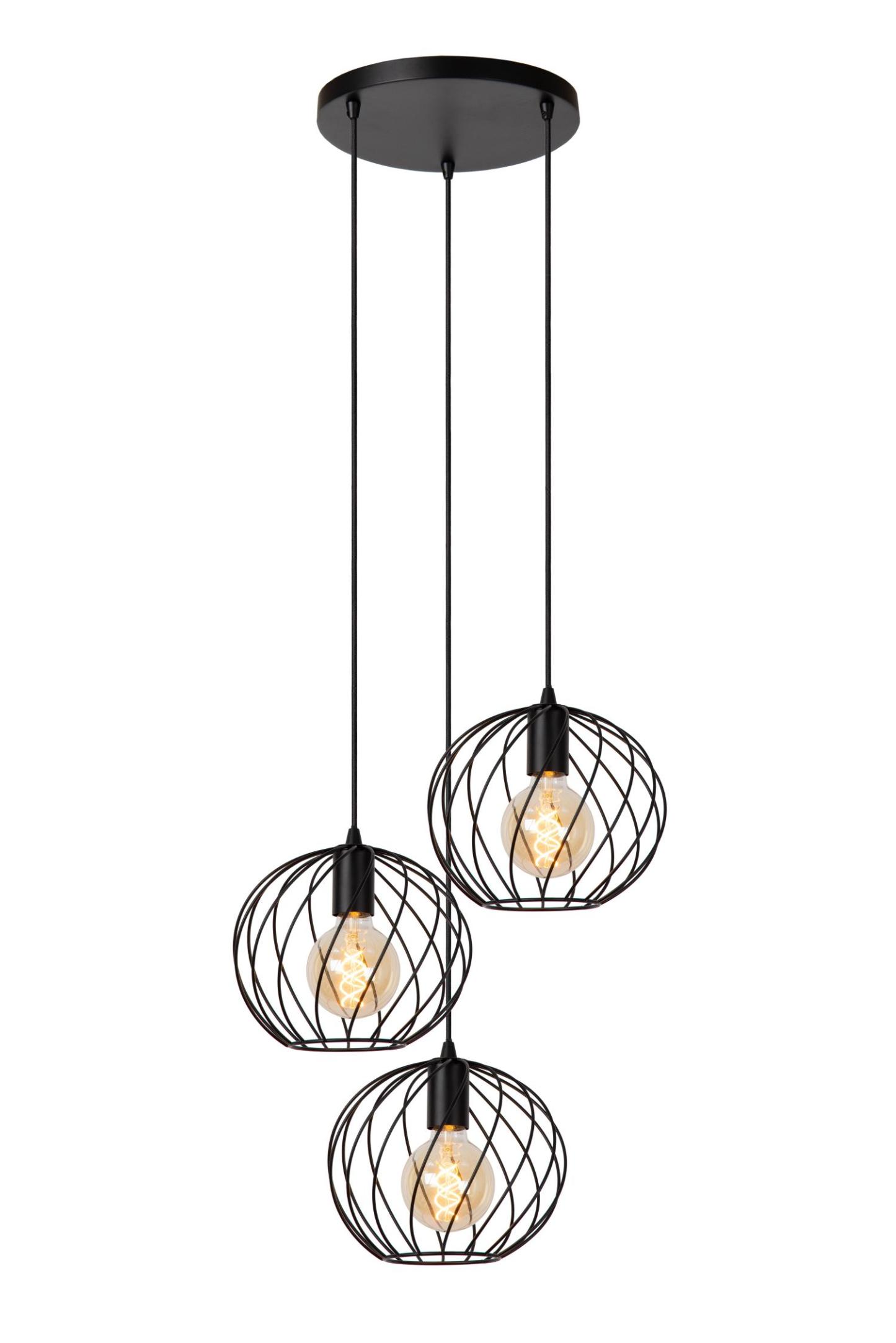 Danza Ceiling Lights - Matt Black/Polished Gold