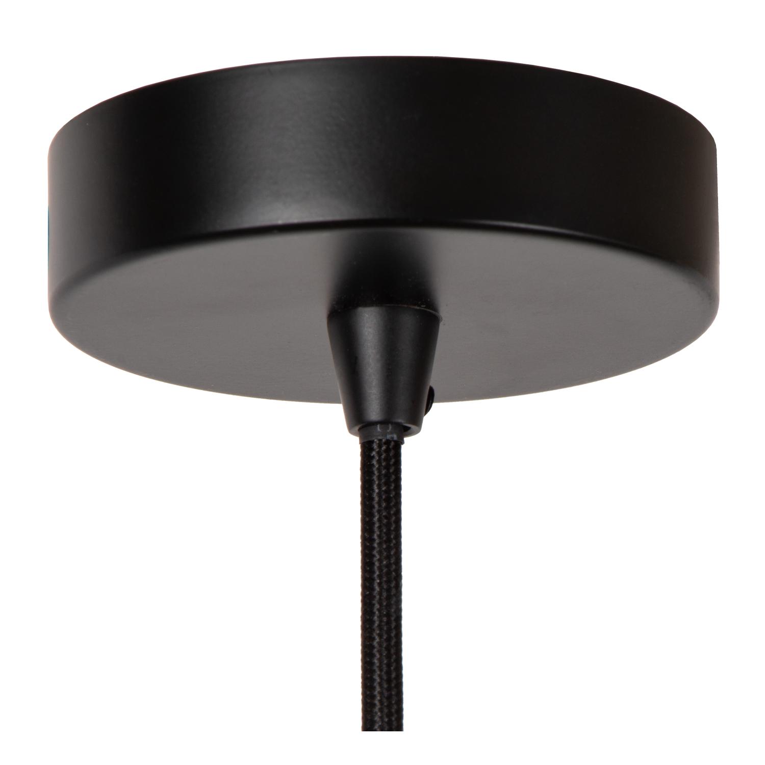 Tagalog Ceiling Lights - Matt Black/Black Rattan