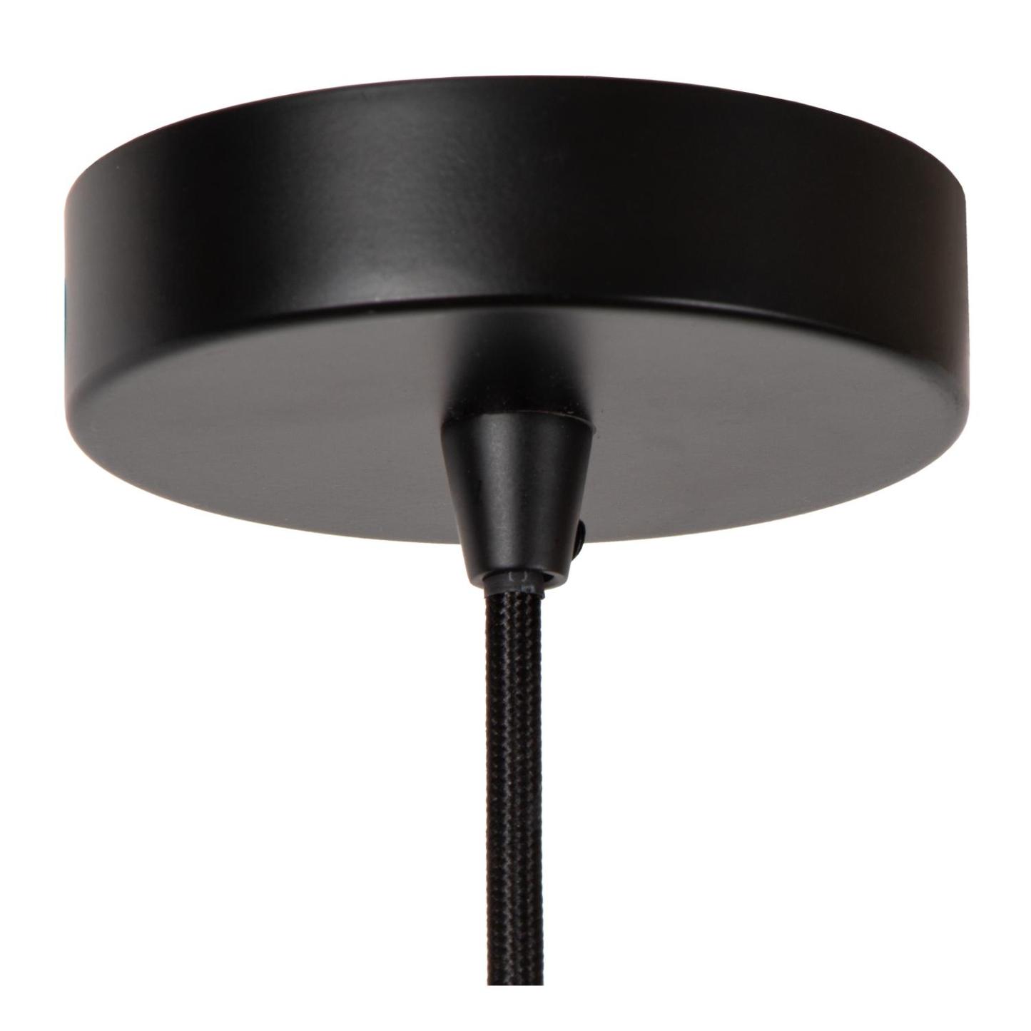 Tagalog Ceiling Lights - Matt Black/Black Rattan