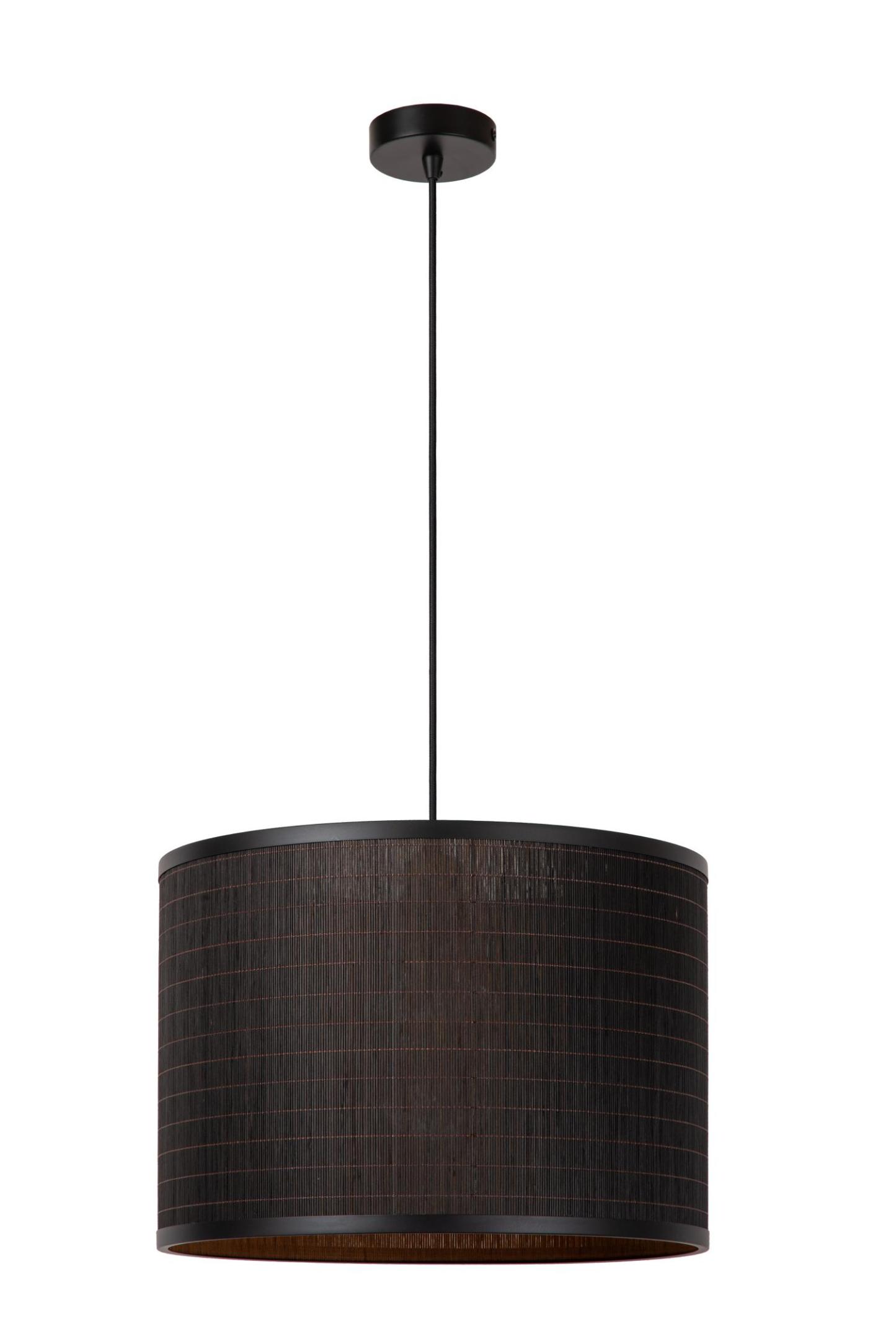 Tagalog Ceiling Lights - Matt Black/Black Rattan