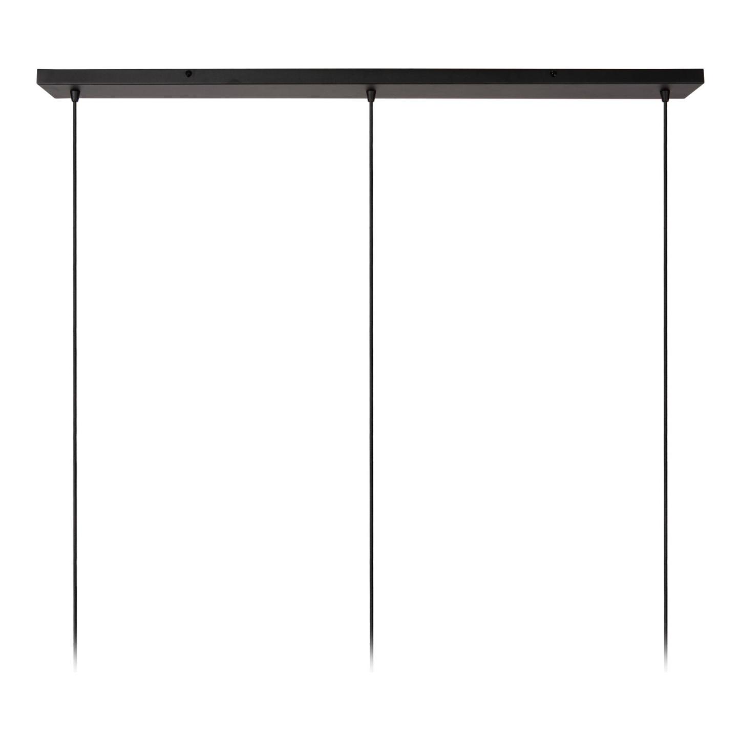 Elysee Ceiling Lights - Matt Black/Opal