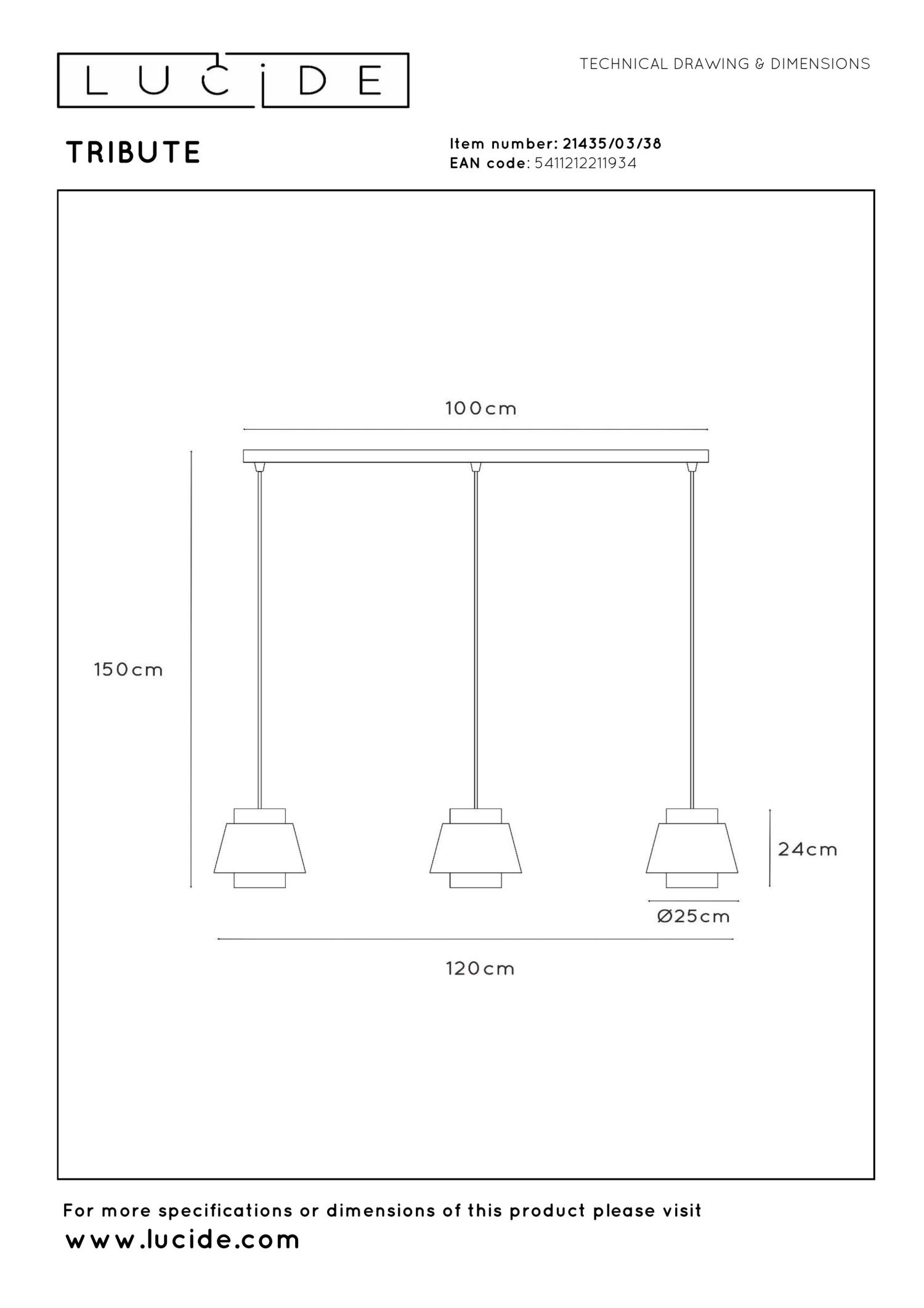 Tribute Ceiling Lights - Matt Black/Cream