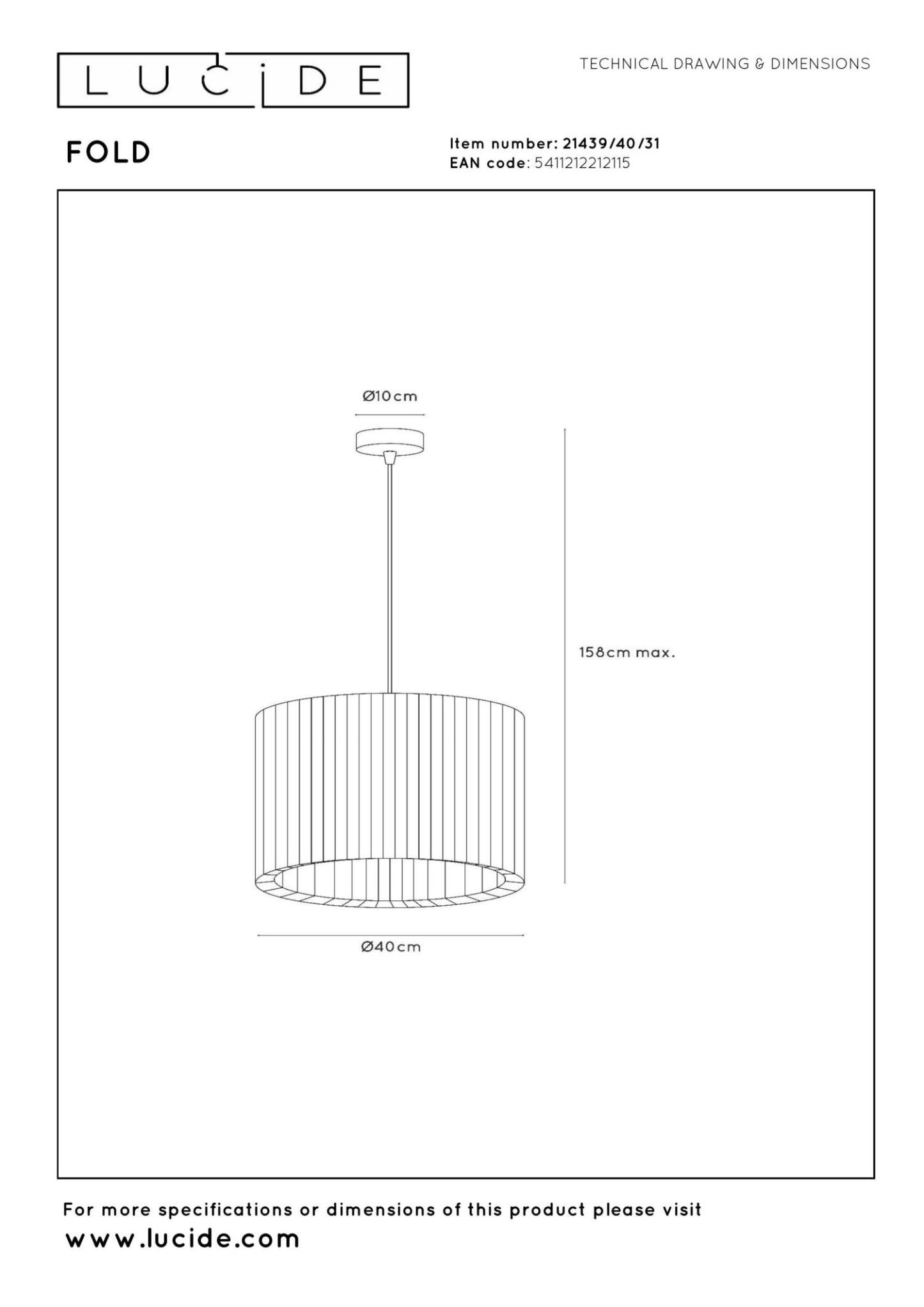 Fold Ceiling Lights - Matt Black/Matt White