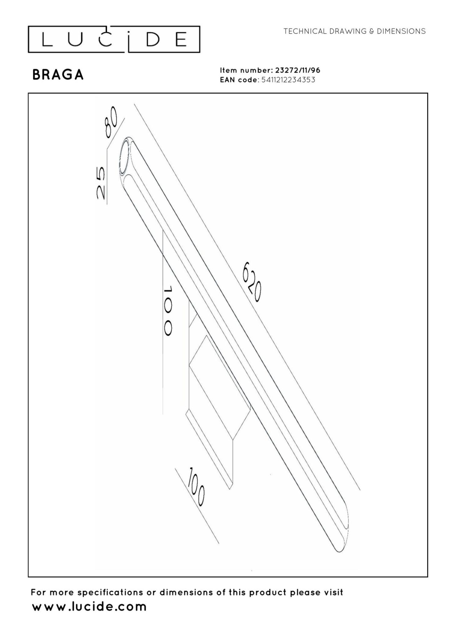 Braga Wall Lights - Coffee/Opal